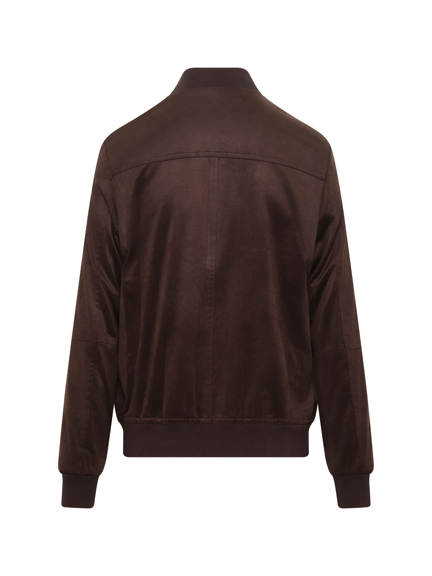 Brown Vegan Suede Jacket