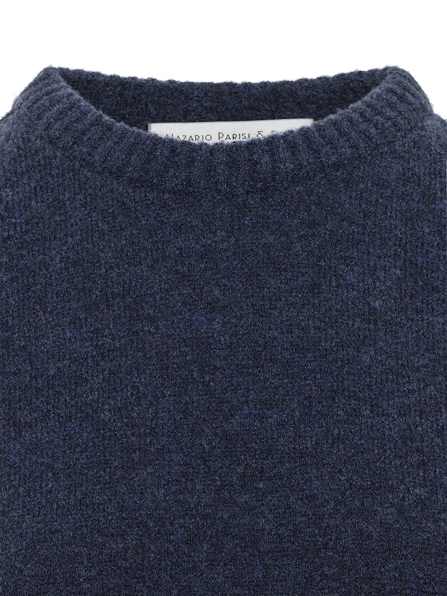 Denim Brushed Wool Knit