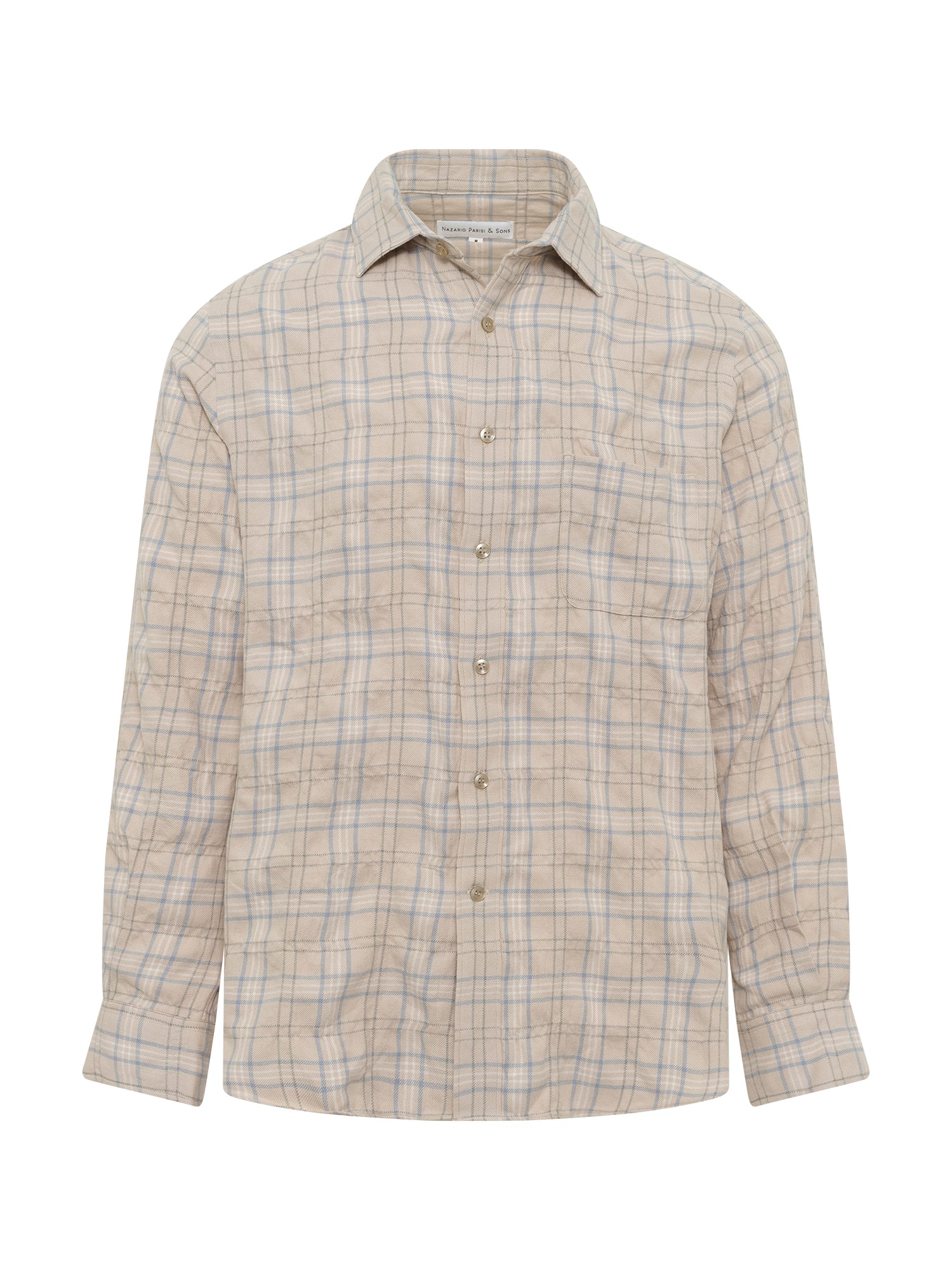 Cream Check Japanese Flannel Shirt