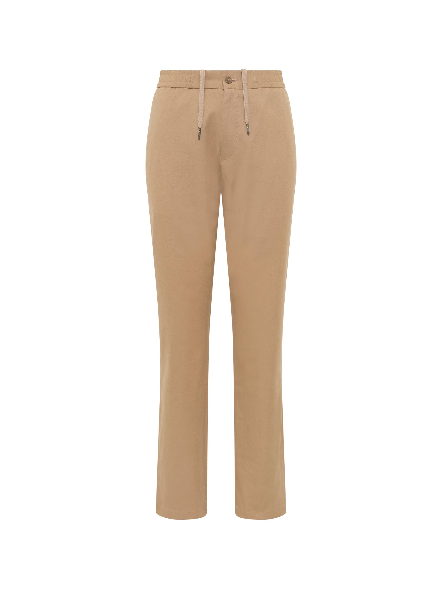 Taupe Jogger Cotton Pant