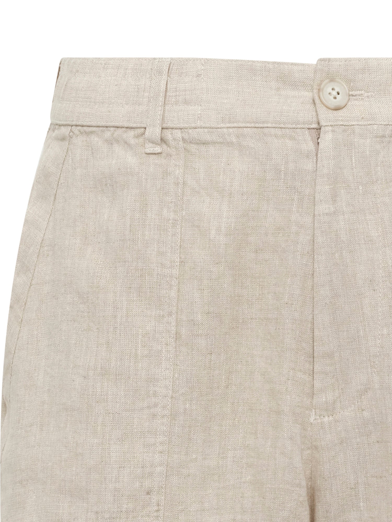 Sand Linen Relaxed Fatigue Pant