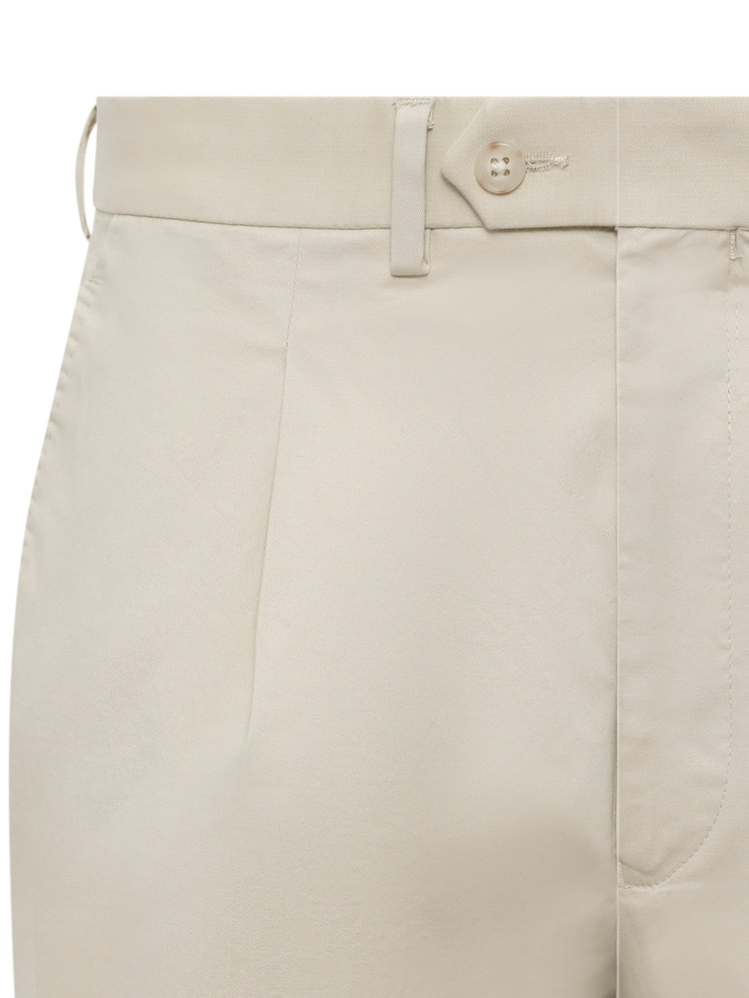 Stone Pleated Trouser