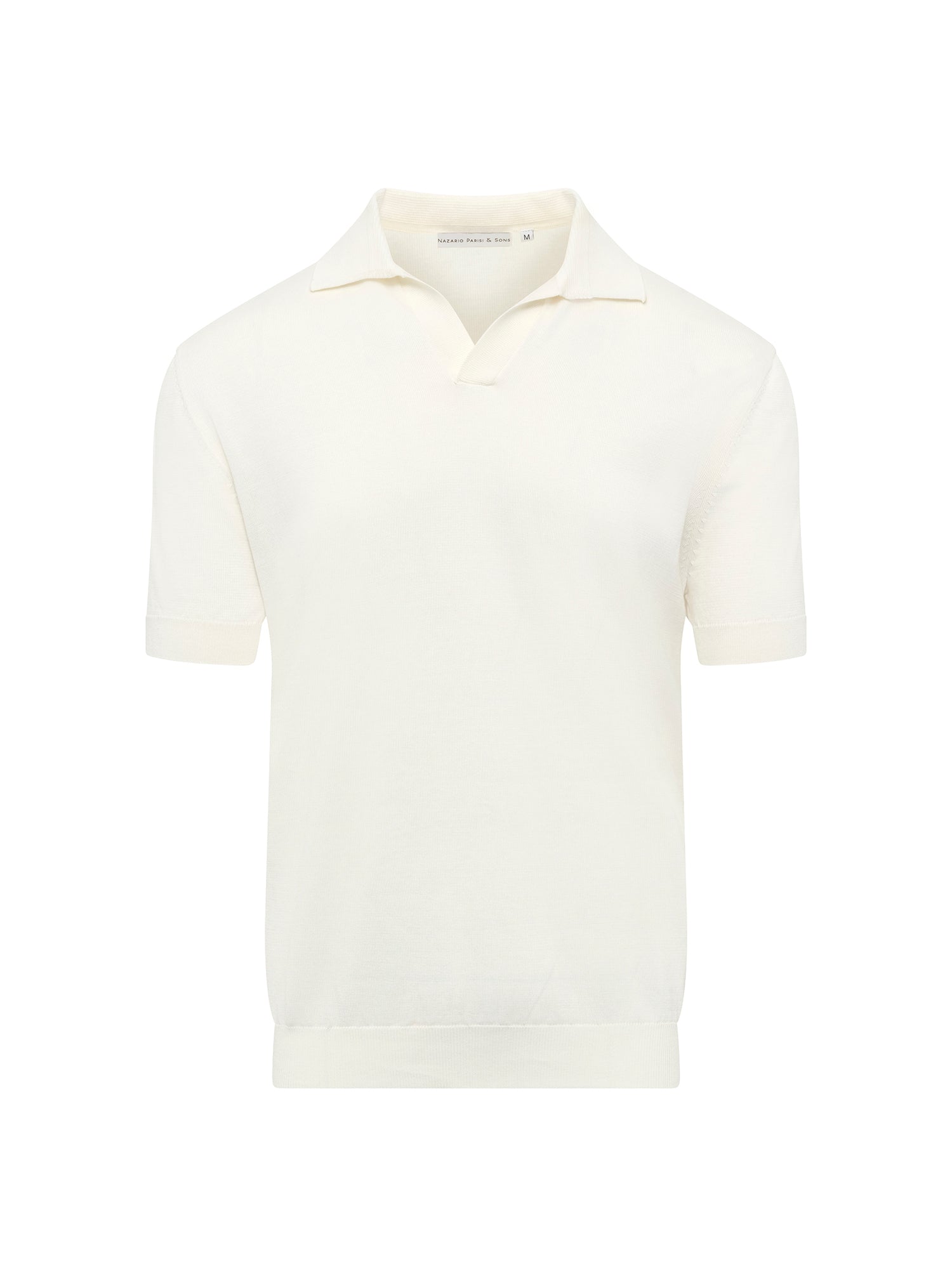 Off White Short Sleeve Polo