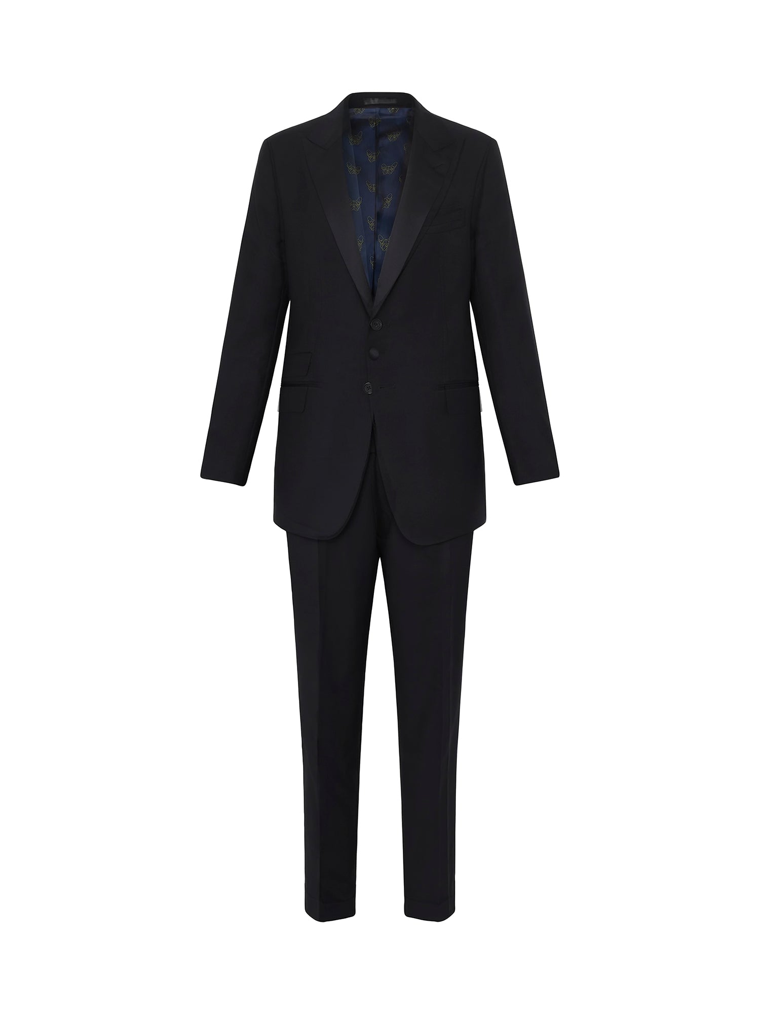 Black Peak Lapel Tuxedo Jacket