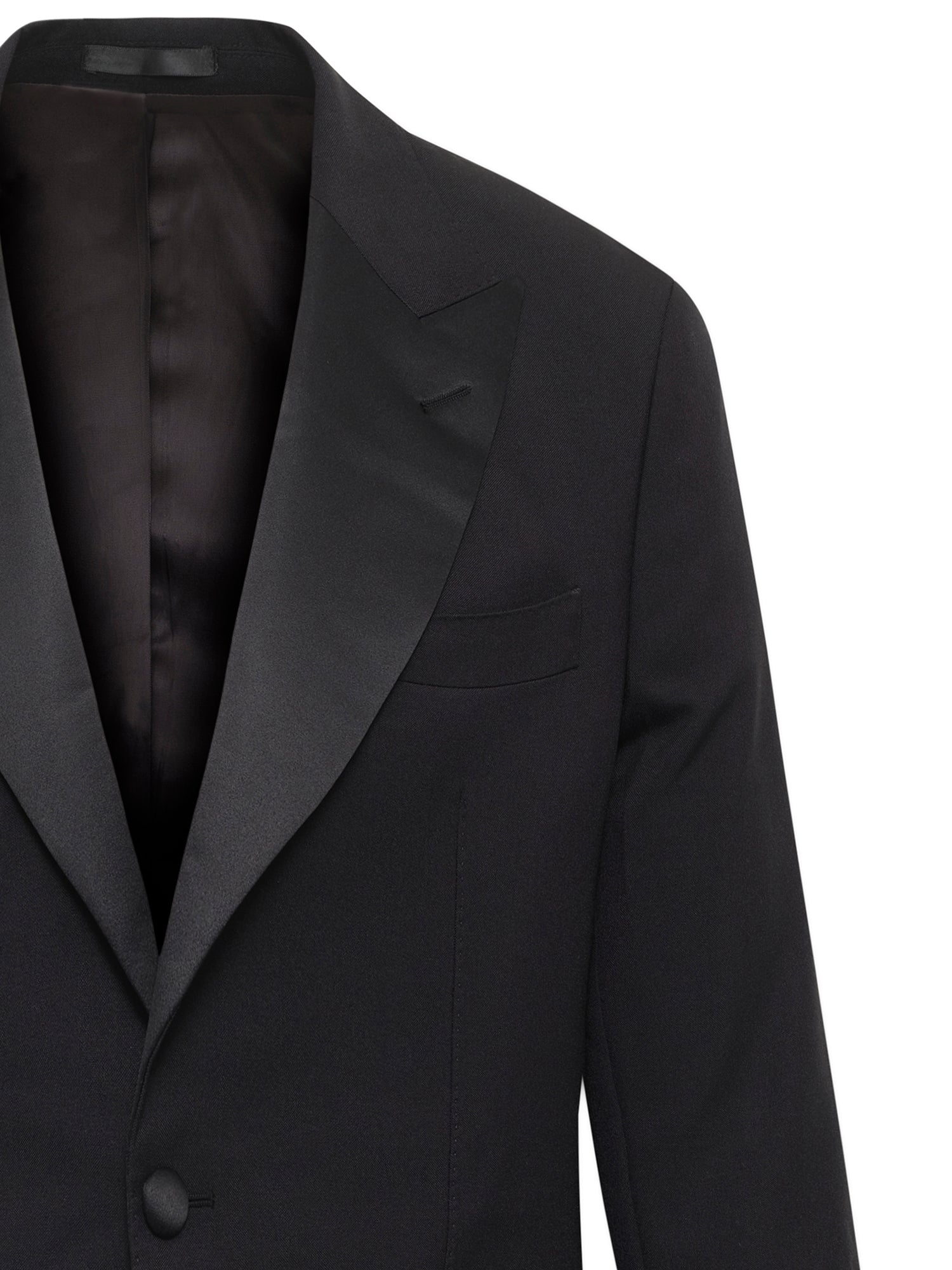 Black Peak Lapel Tuxedo Jacket