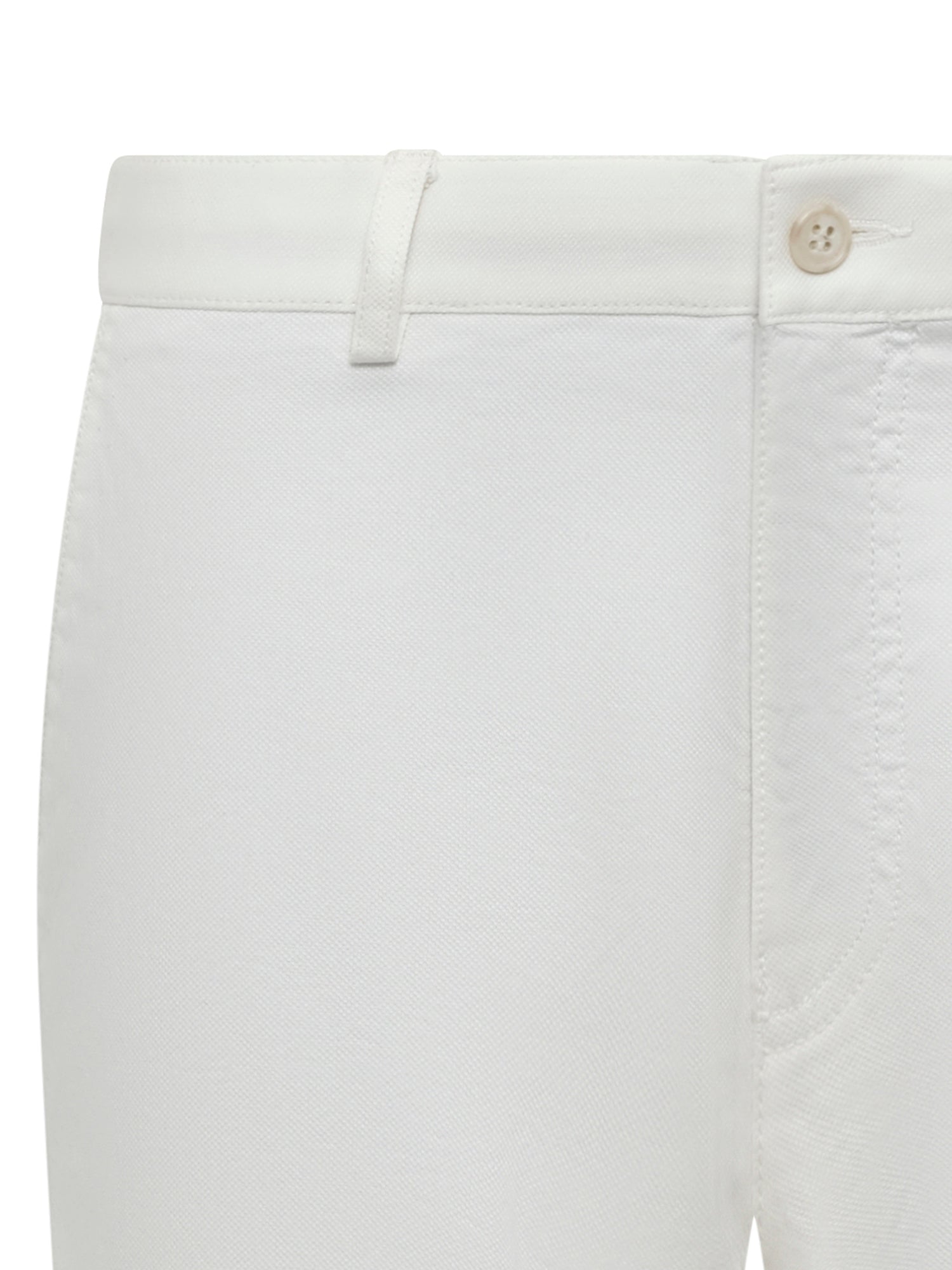White Hopsack Chino