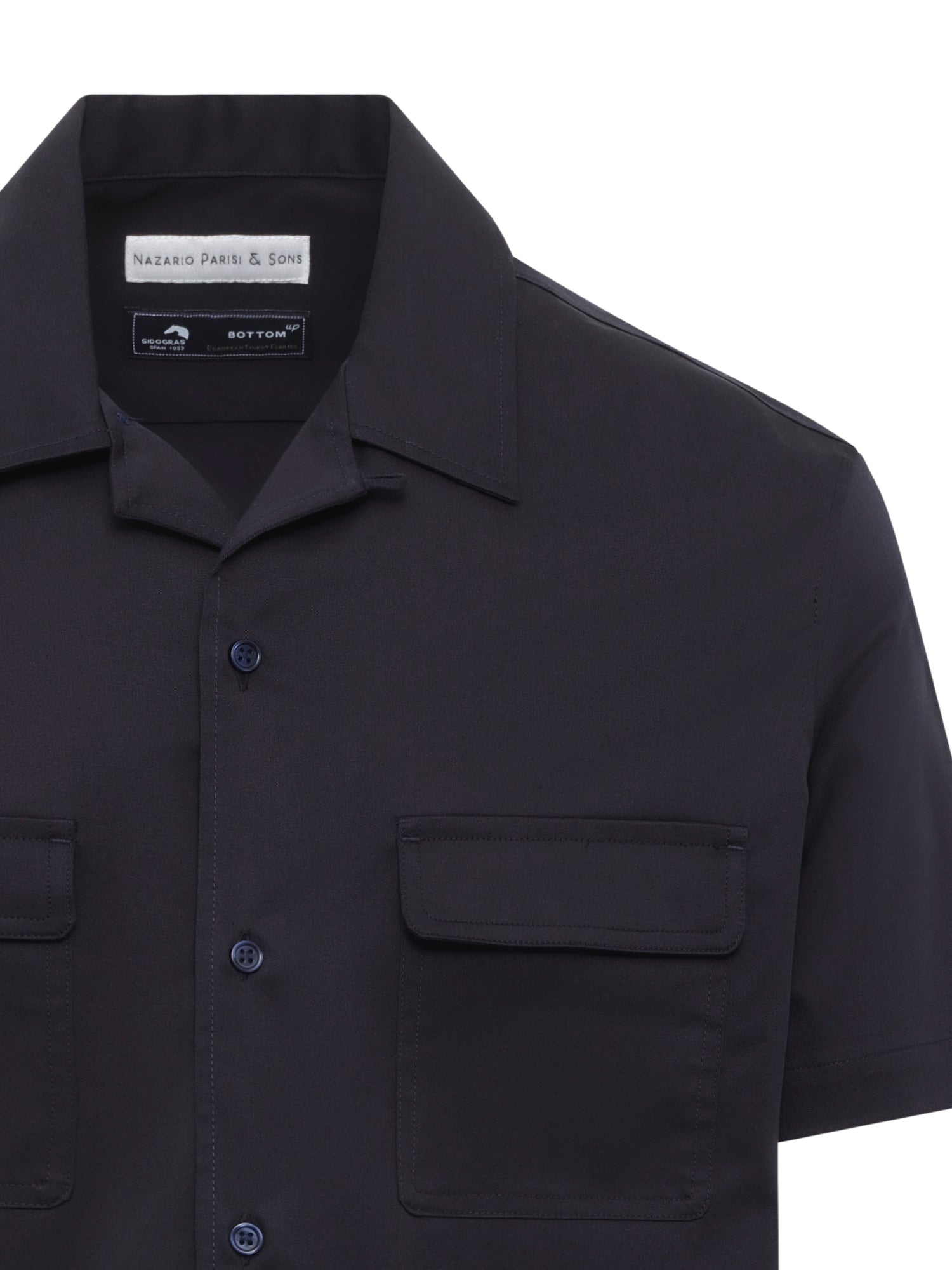 Navy Two Pocket Short Sleeve Shirt