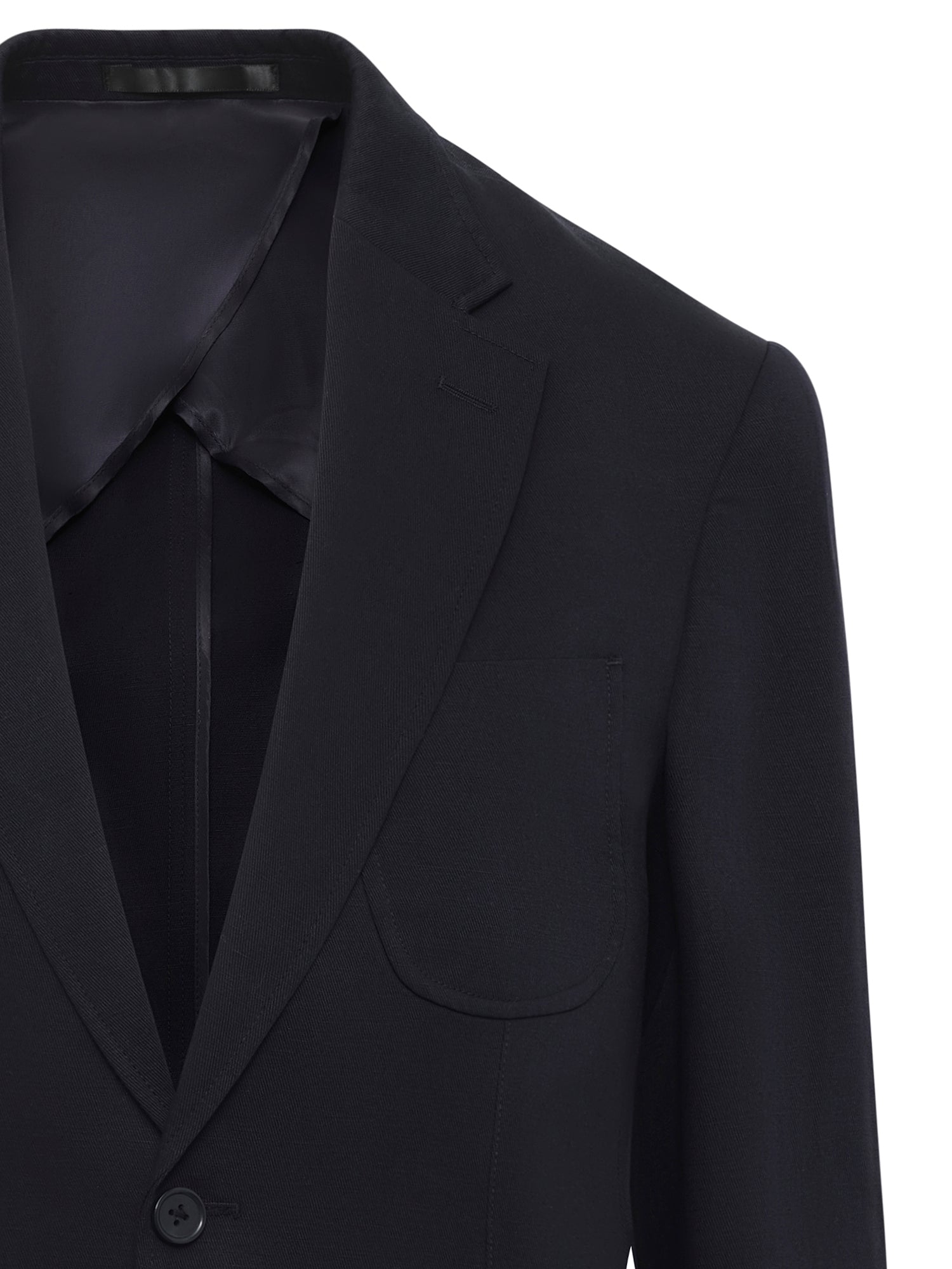 Deconstructed Navy Half-Lined Blazer