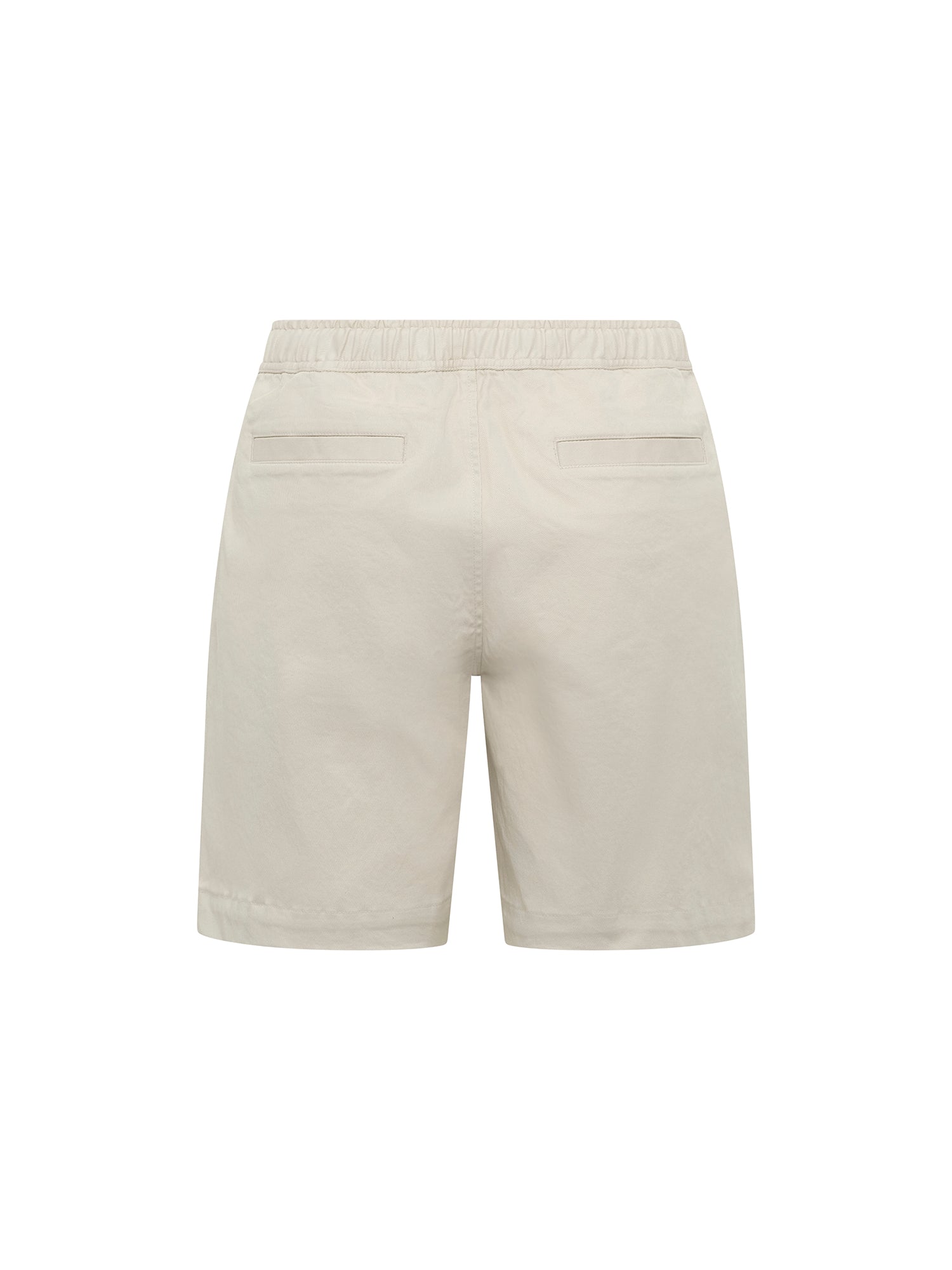 Cream Drawstring Shorts