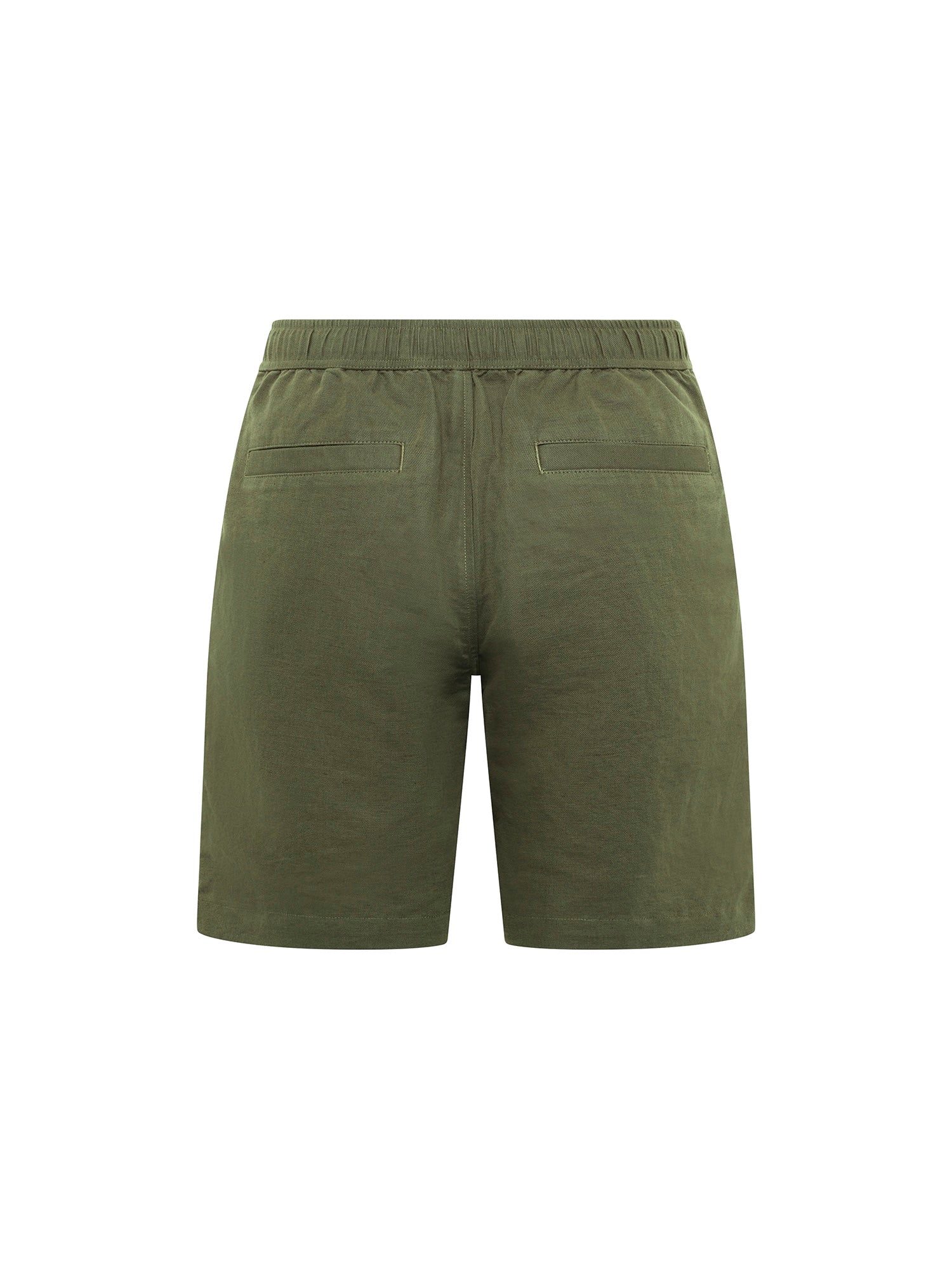 Khaki Drawstring Shorts