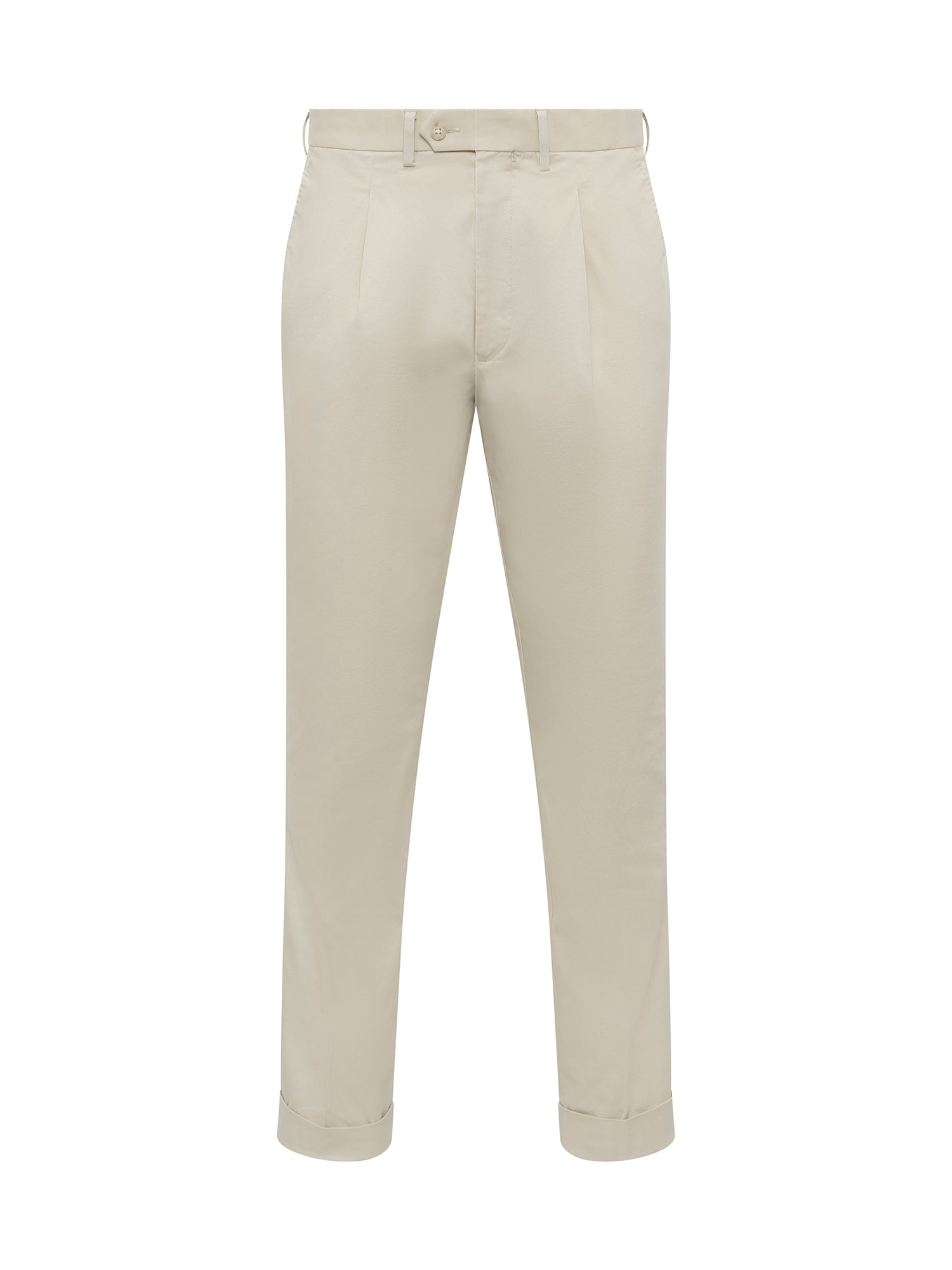 Stone Pleated Trouser