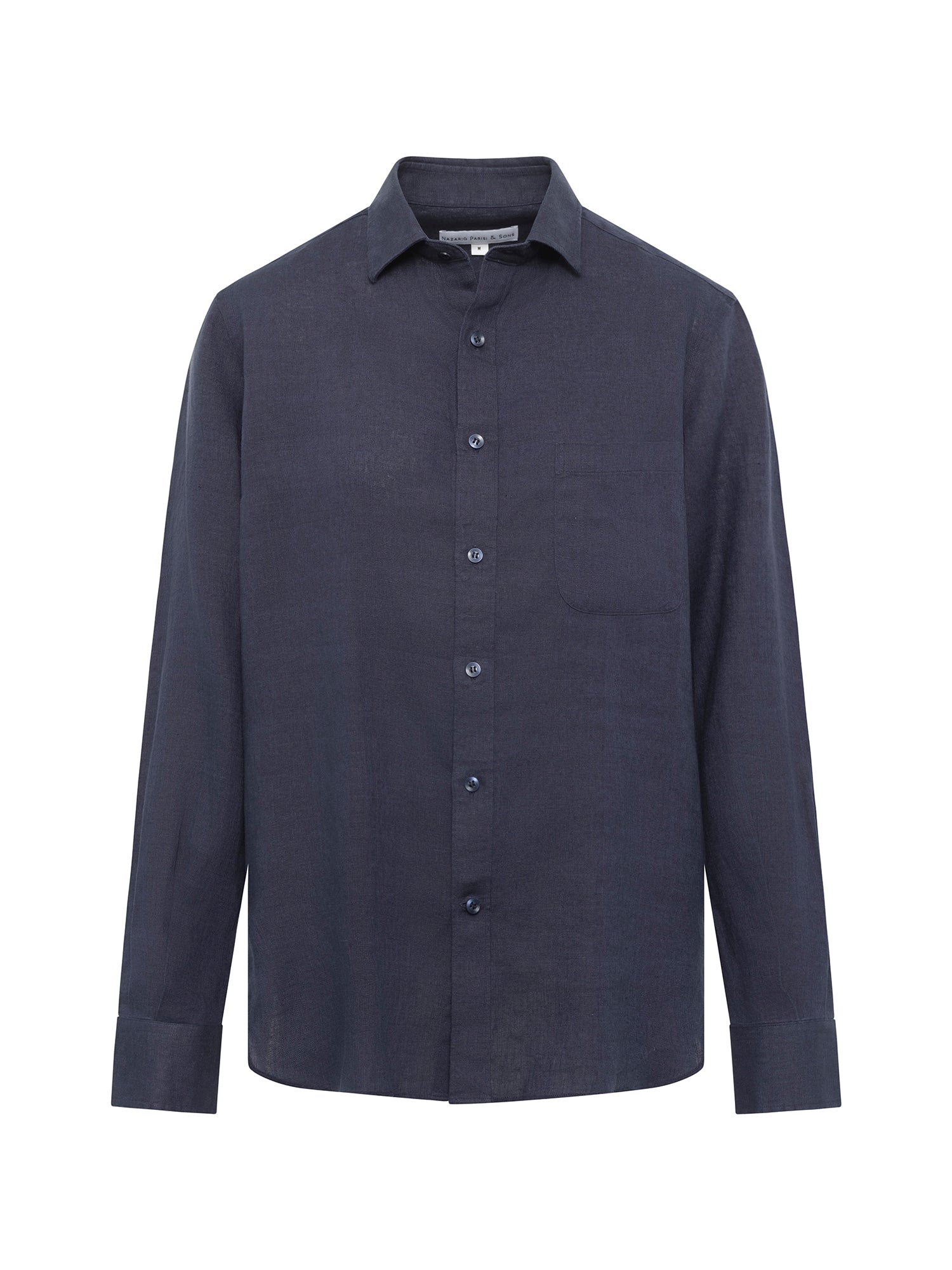 Navy Linen Shirt
