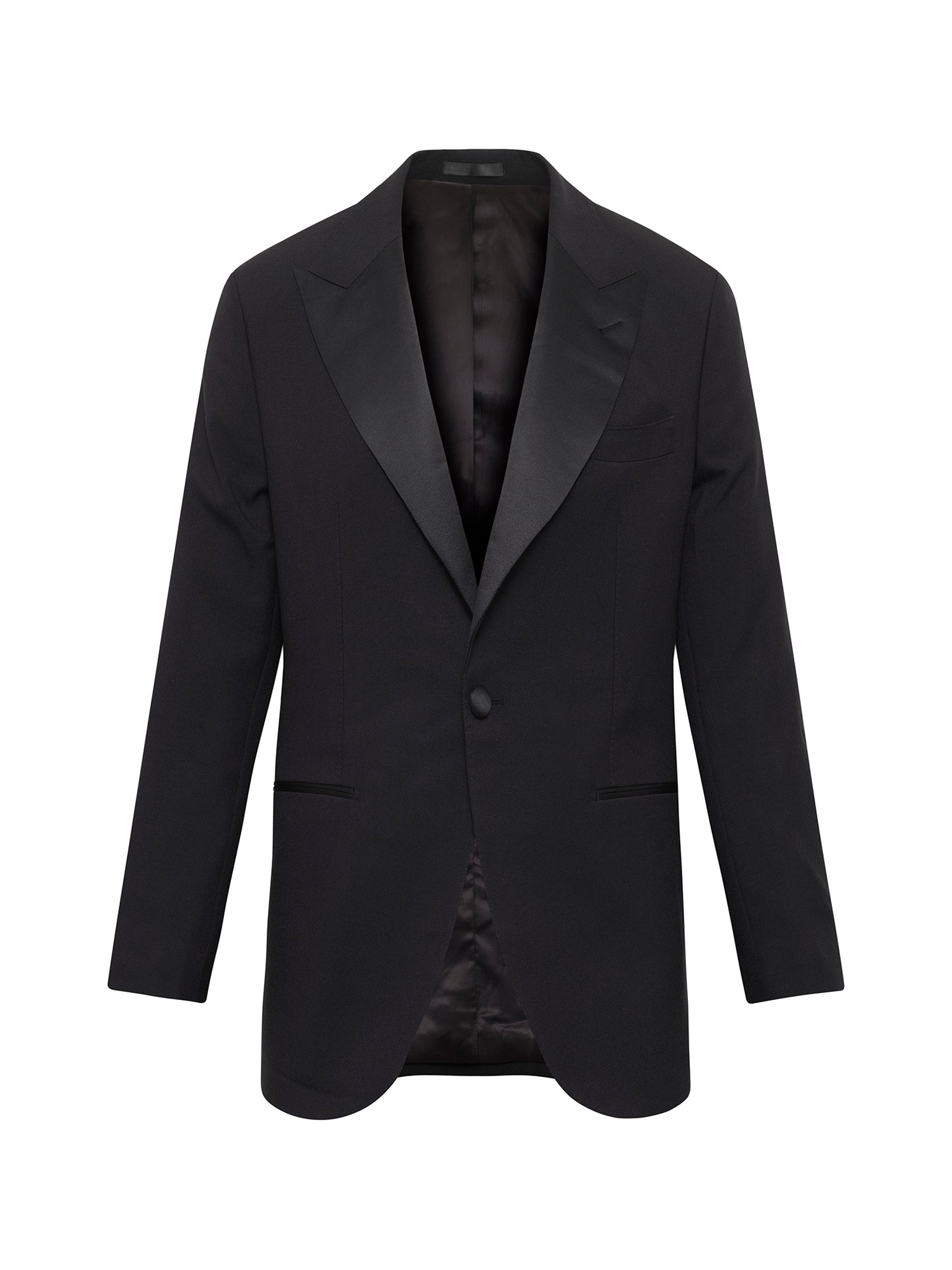 Black Peak Lapel Tuxedo Jacket