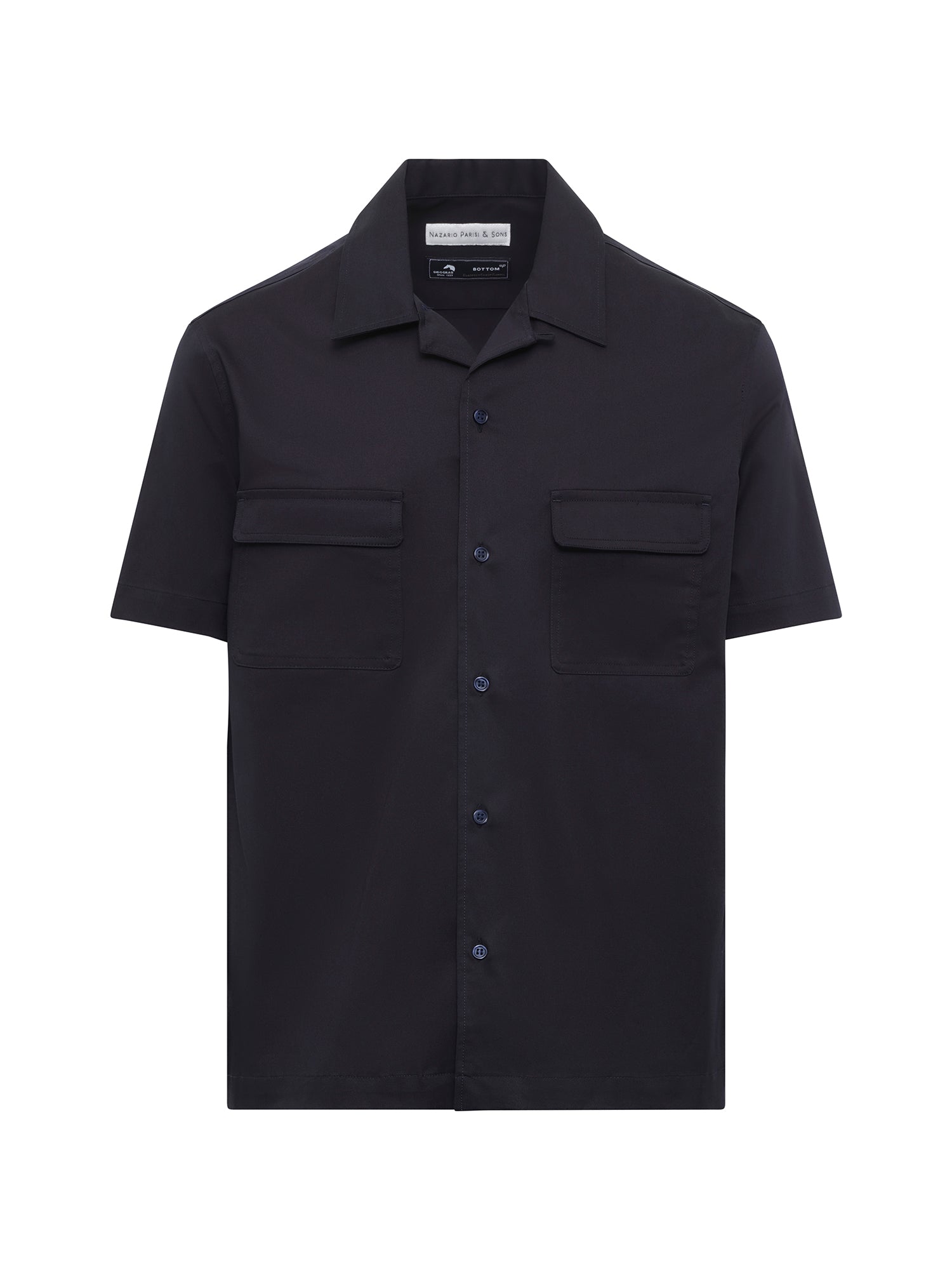 Navy Two Pocket Short Sleeve Shirt