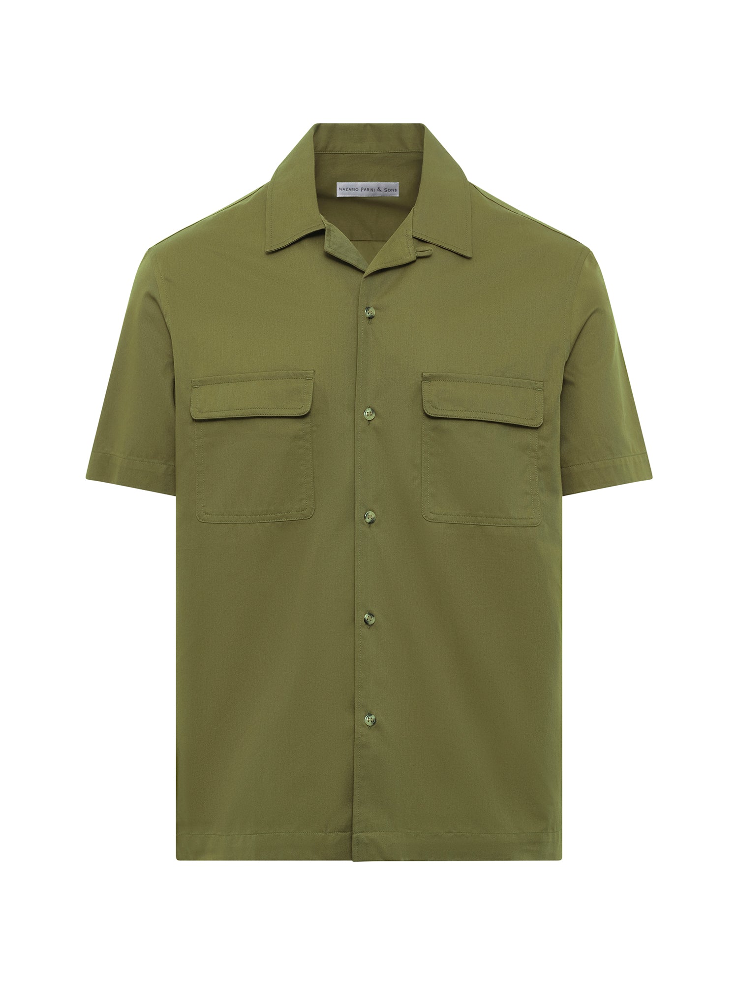 Olive Two Pocket Short Sleeve Shirt