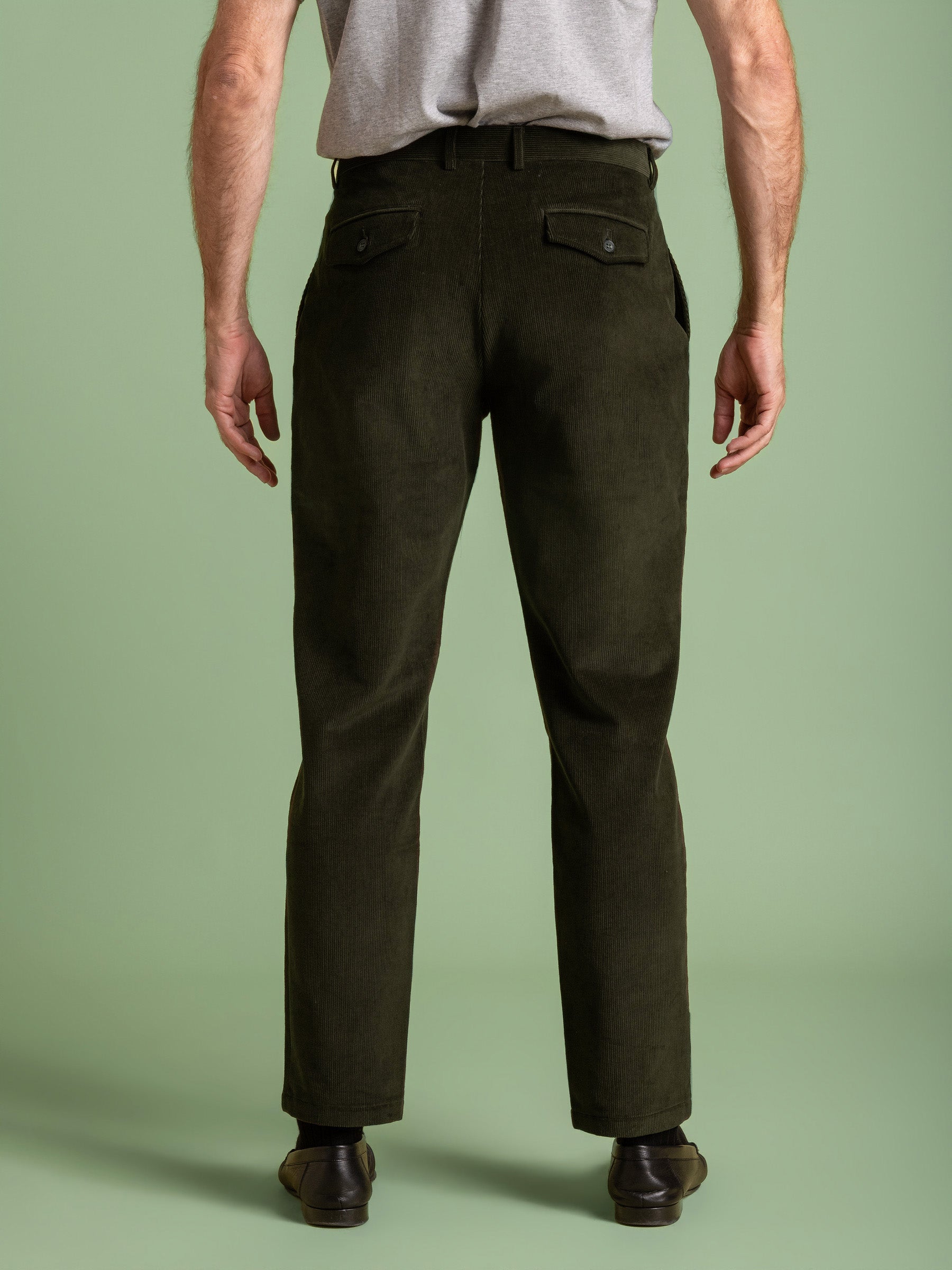 Forest Green Cord Chino