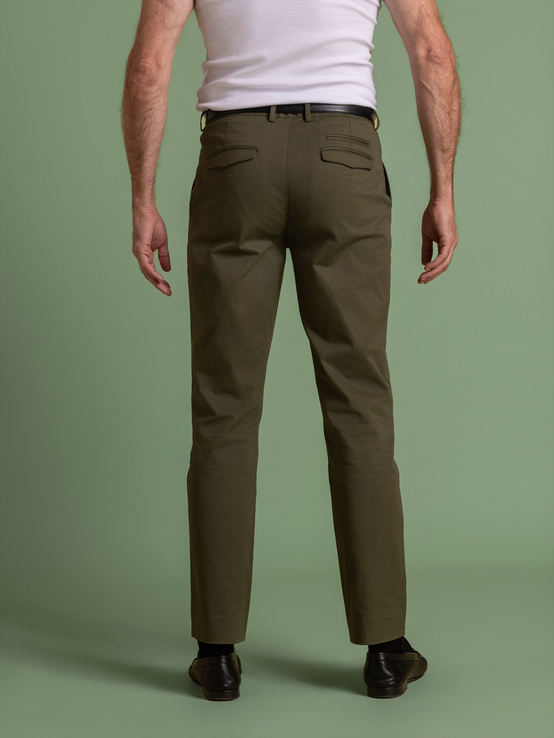 Green Cotton Chino