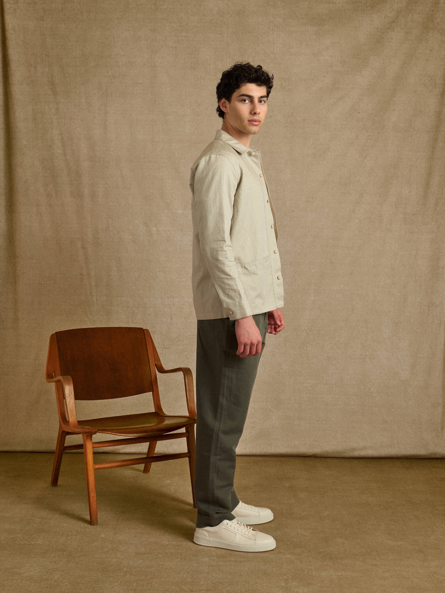 Khaki Relaxed Fatigue Pant