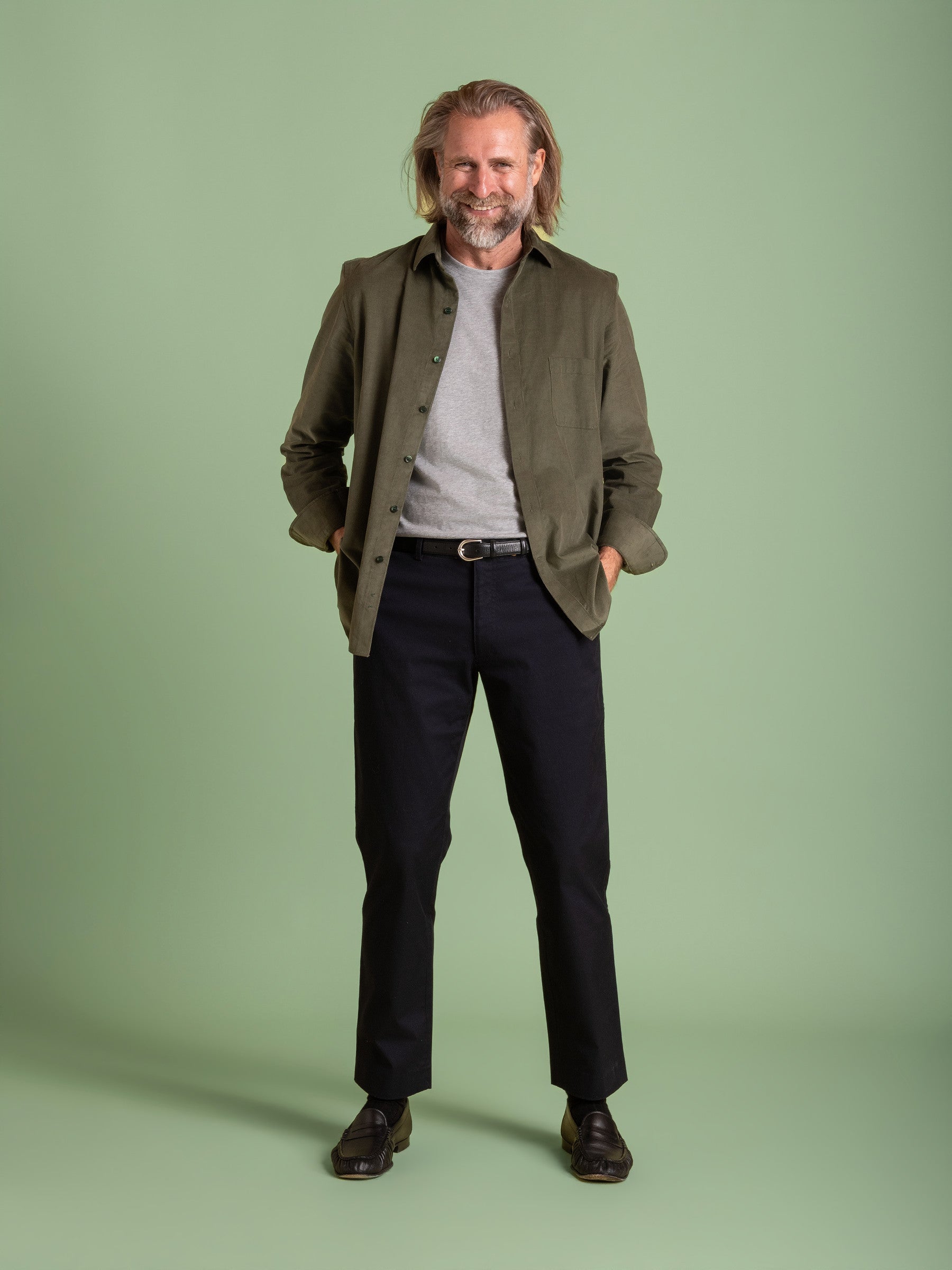 Khaki Corduroy Shirt