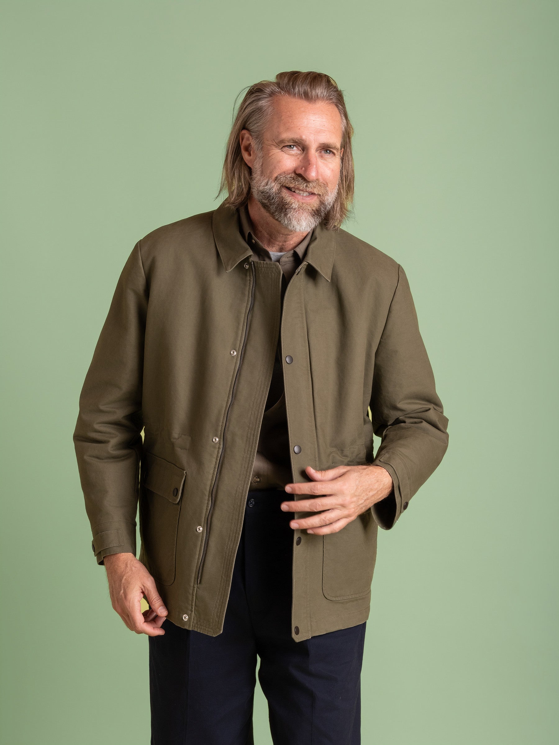 Khaki Technical Jacket