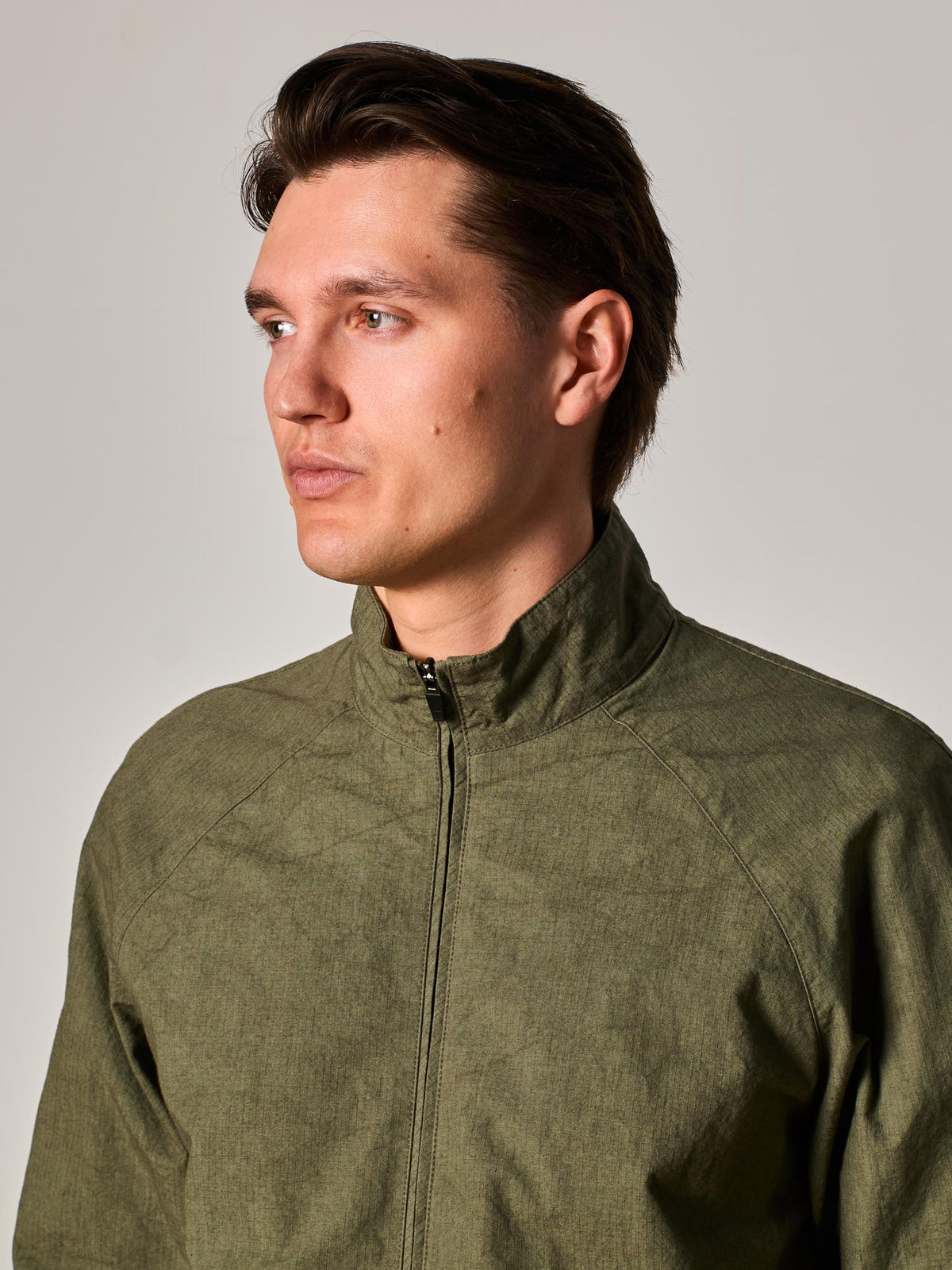 Green Ripstop Track Jacket