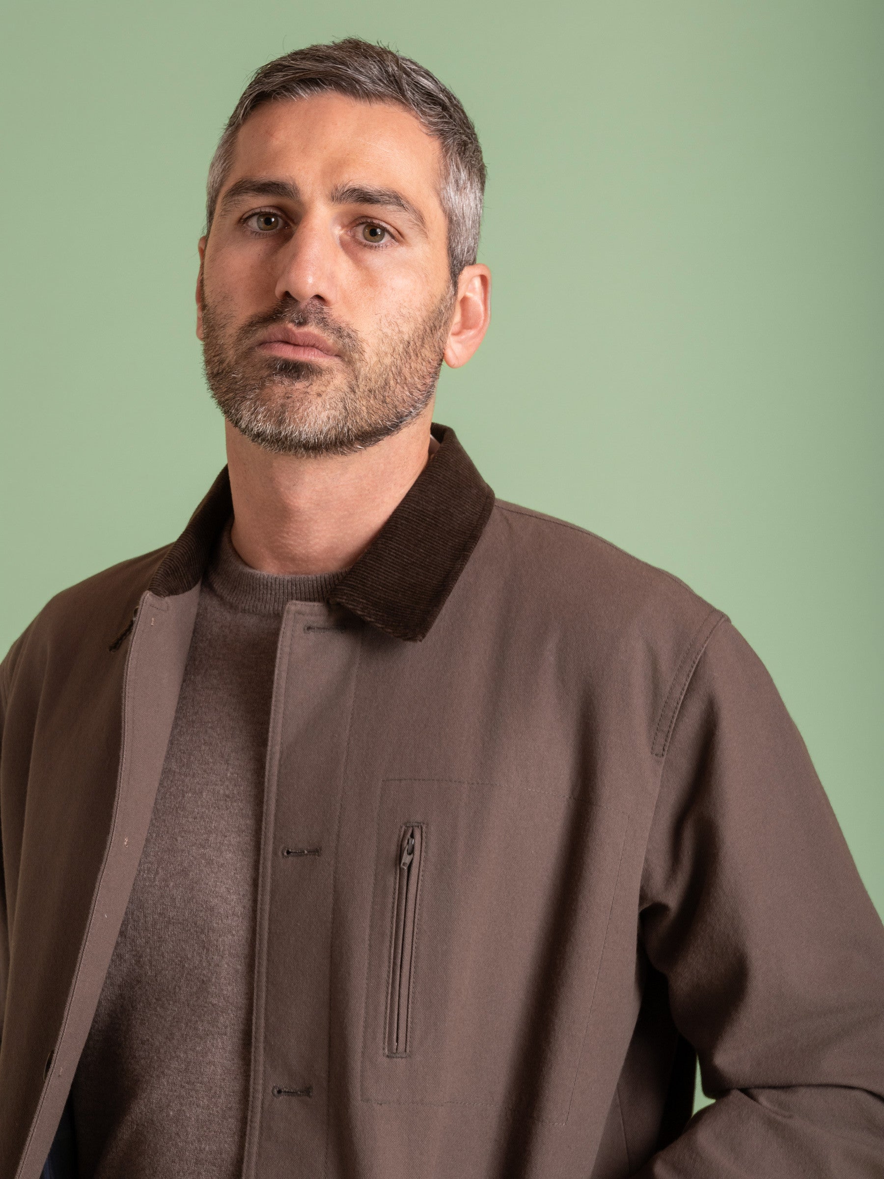Mid Brown Nolita Worker Jacket