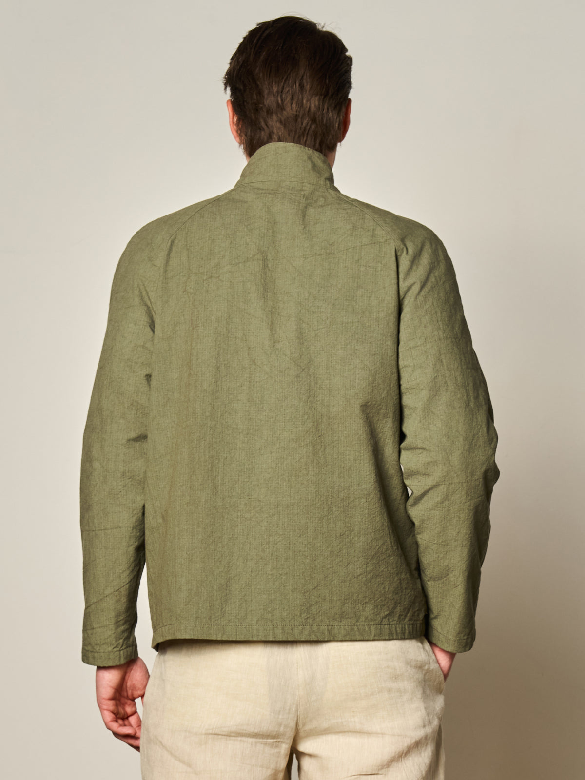 Green Ripstop Track Jacket