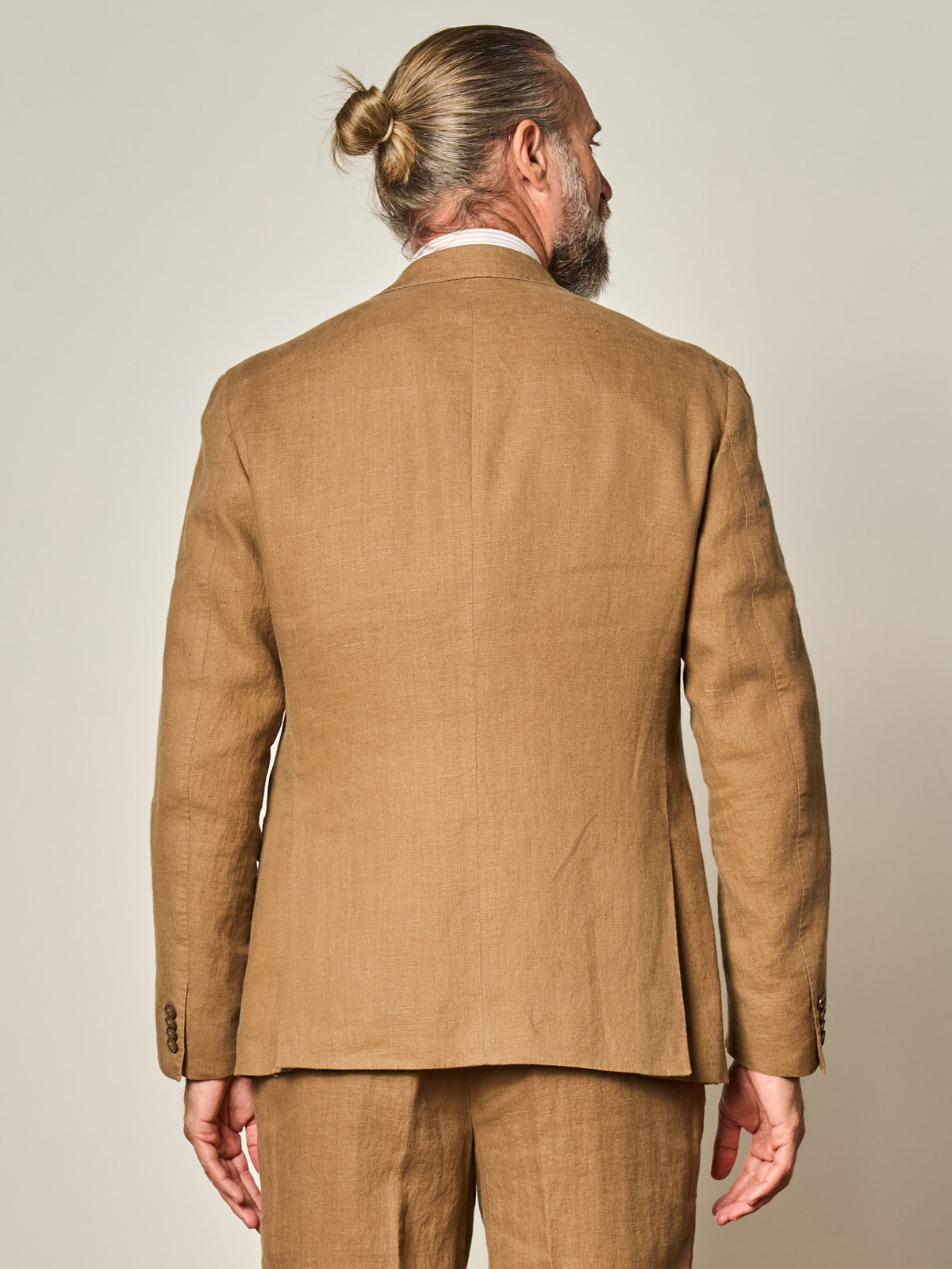 Camel Linen Blazer