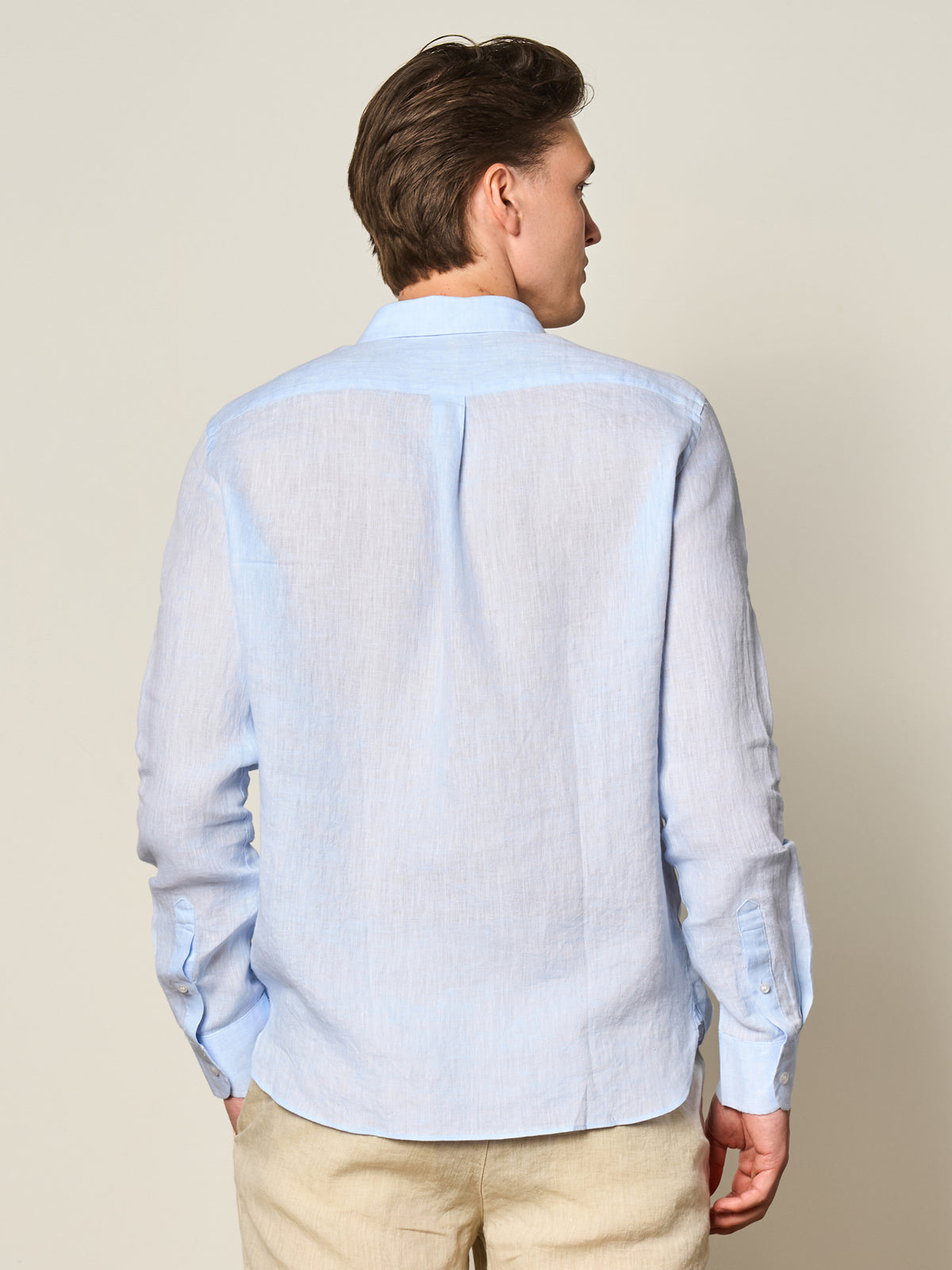 Light Blue Linen Shirt