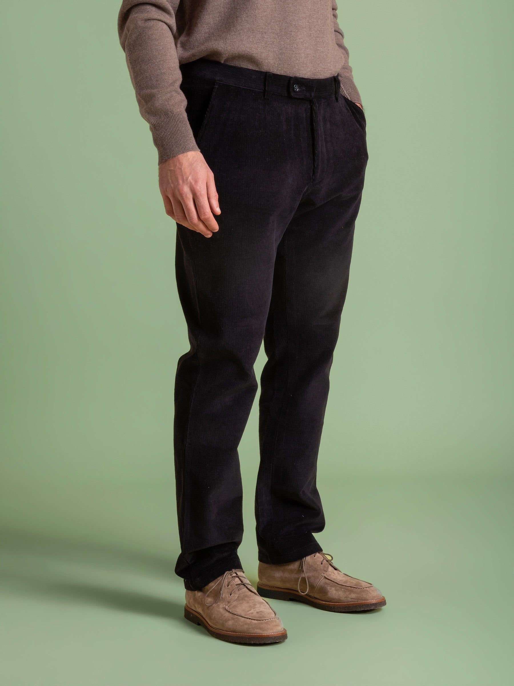Navy Cord Chino