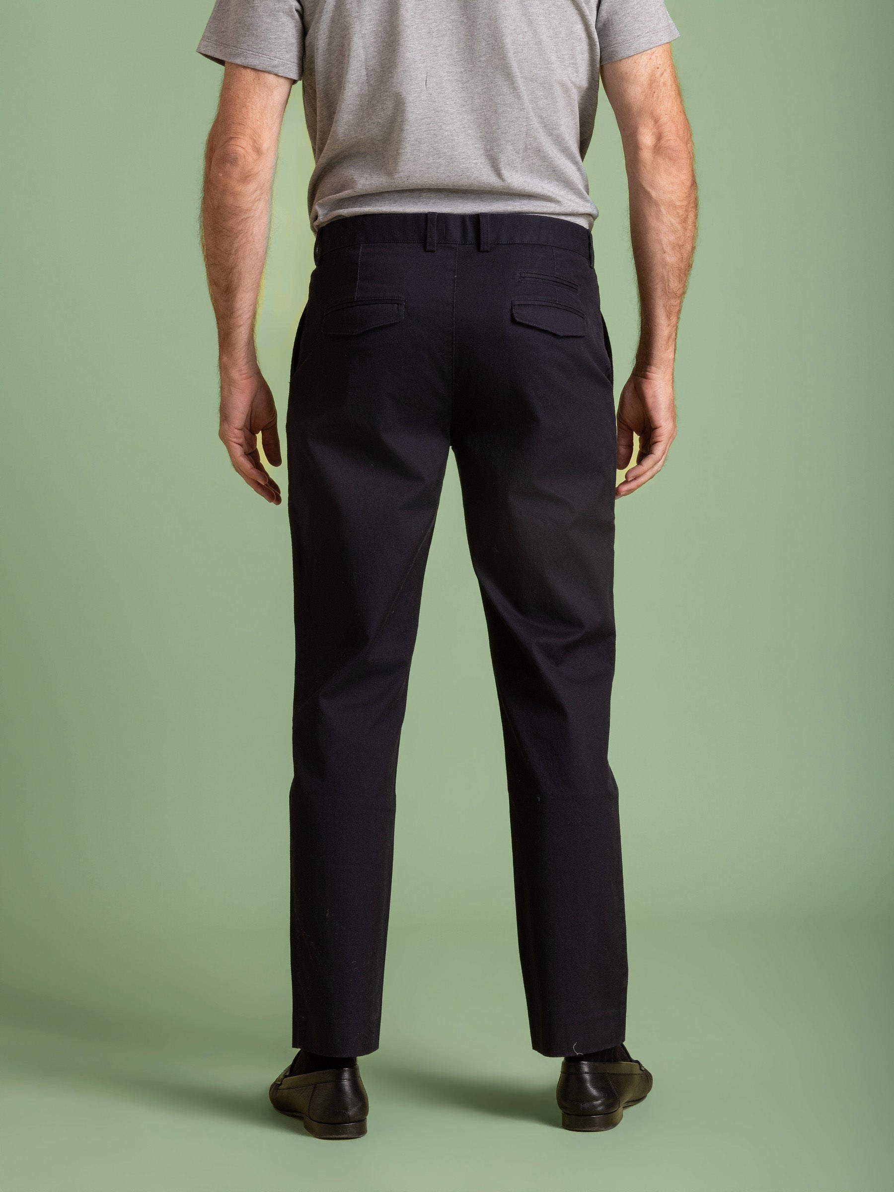 Navy Cotton Drill Chino