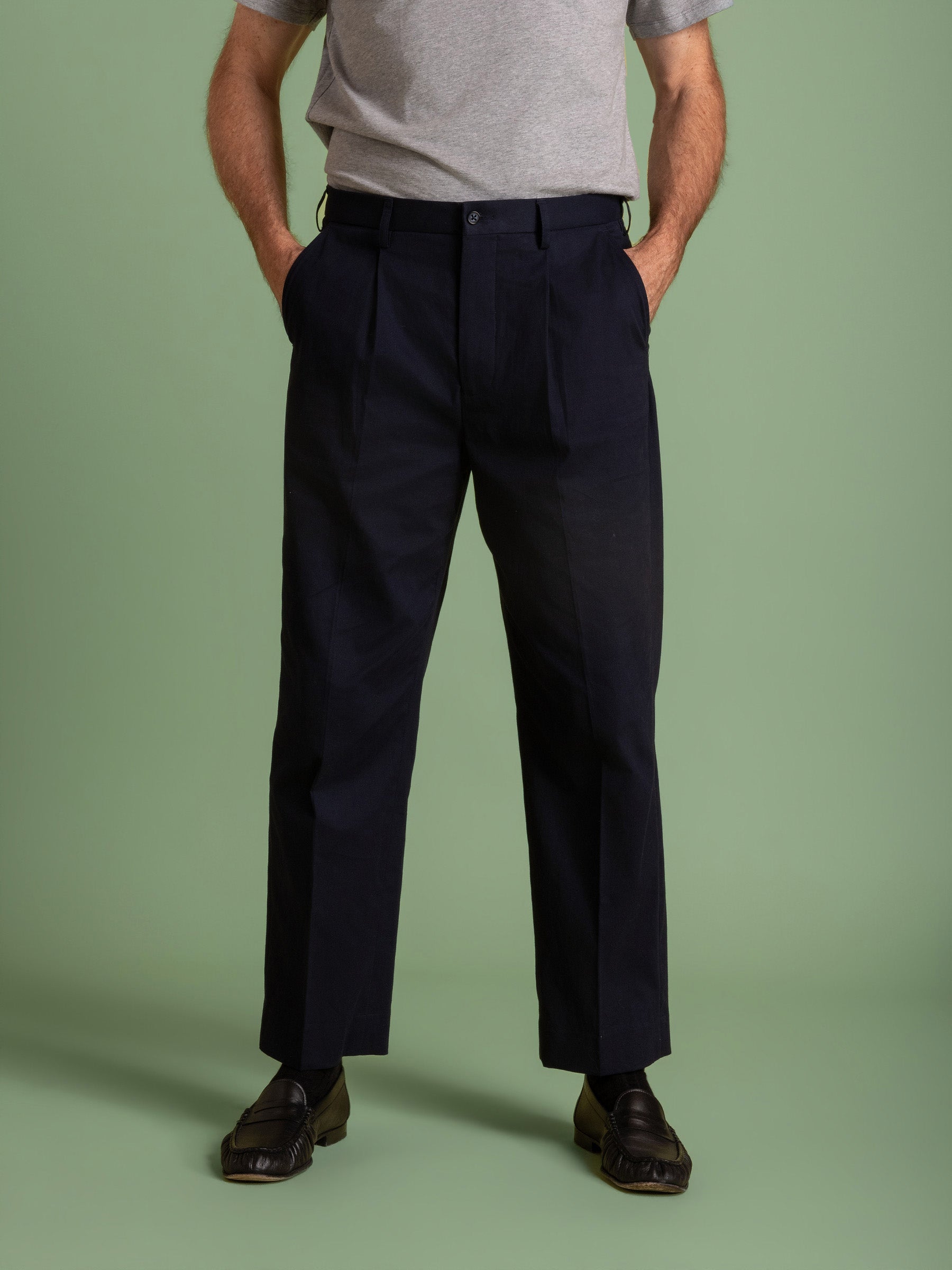 Navy Tuscany Relaxed Trouser