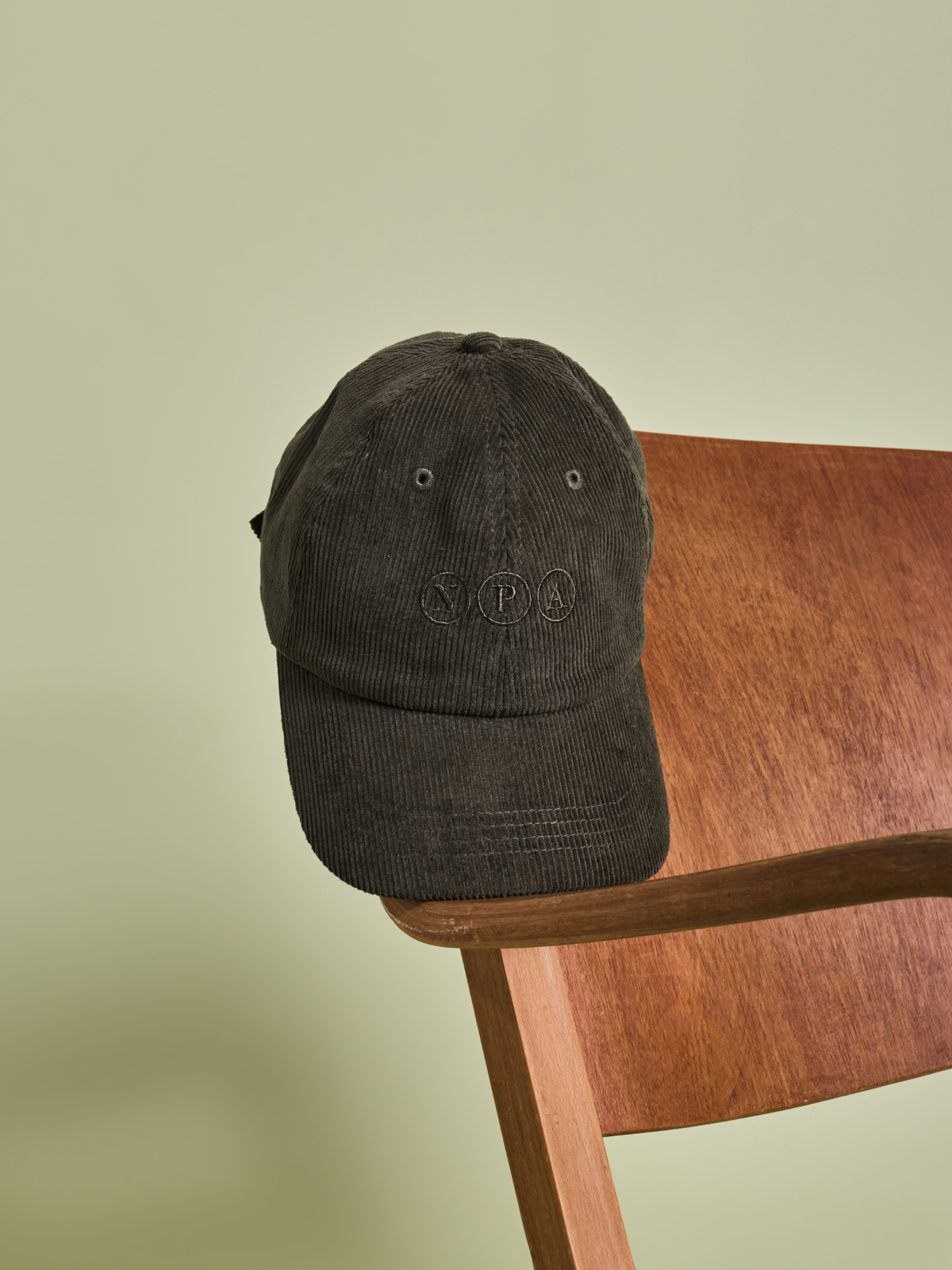 Green Corduroy NPA Cap