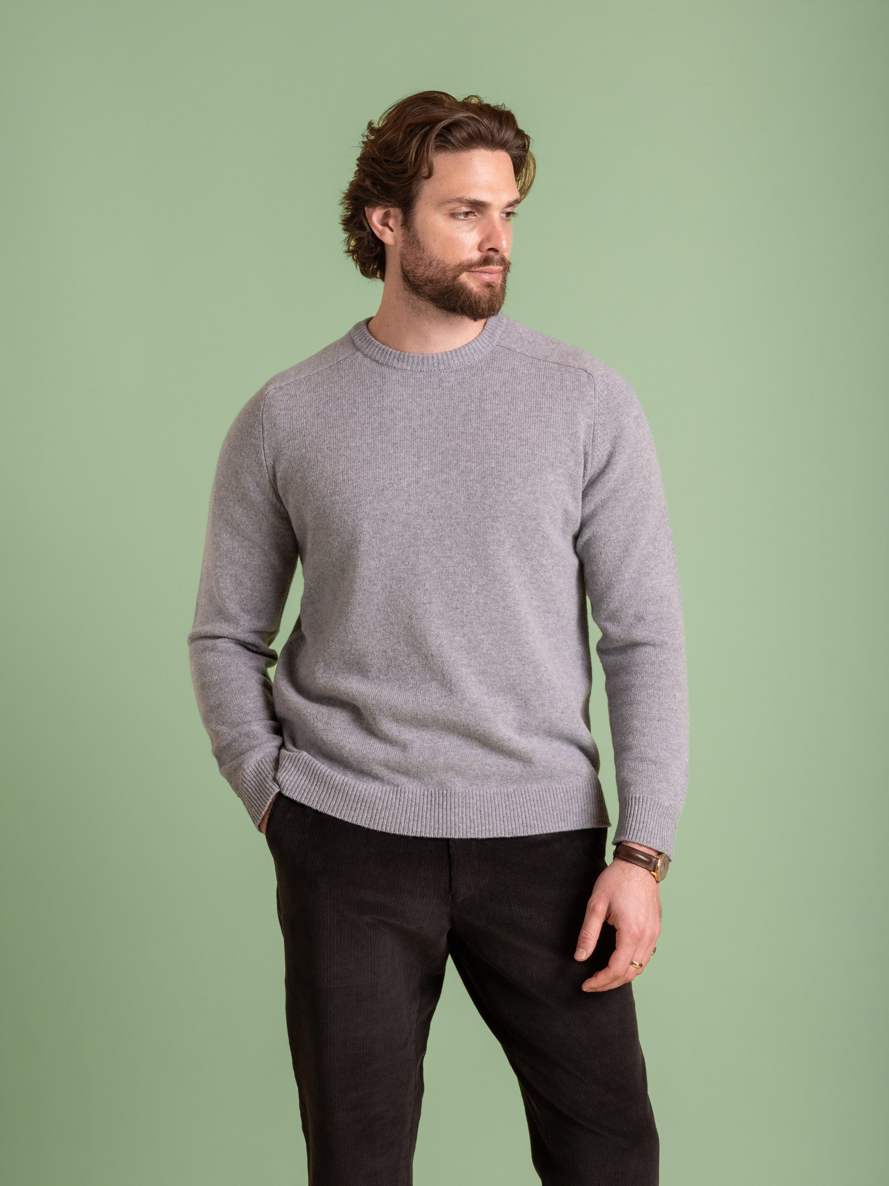 Wood Ash Saddle Shoulder Pullover