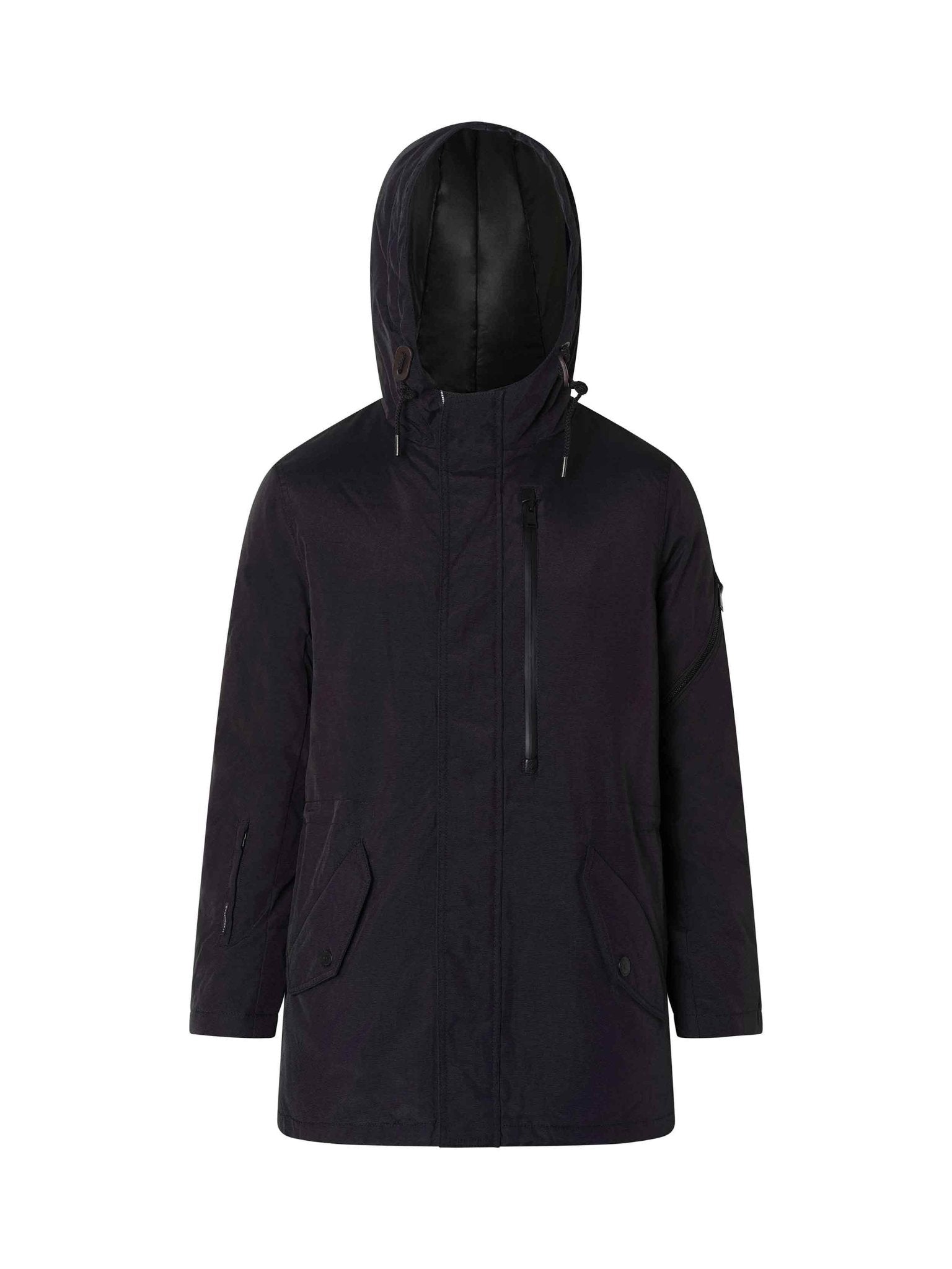 Black Down Parka - Nazario Parisi & Sons