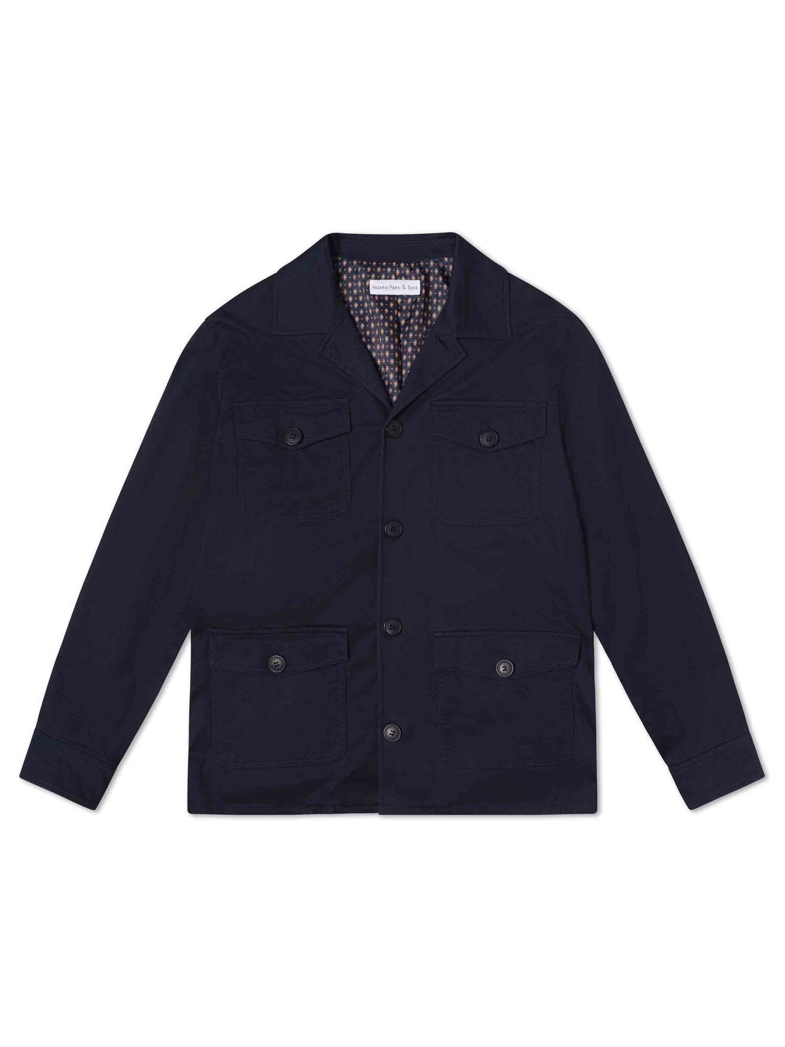 Dark Navy Aligato Field Jacket - Nazario Parisi & Sons