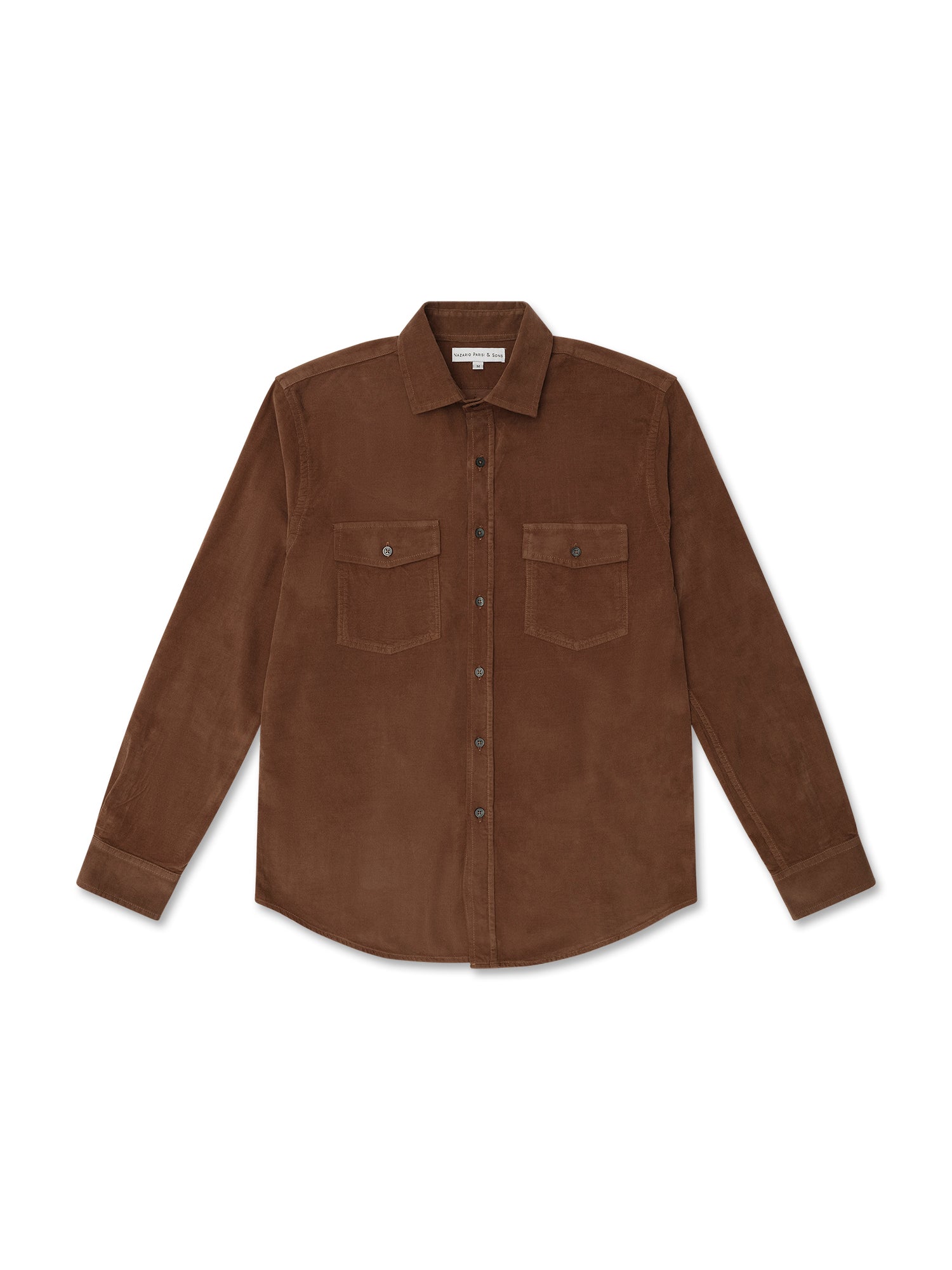 Fitzroy Camel Corduroy Shirt - Nazario Parisi & Sons