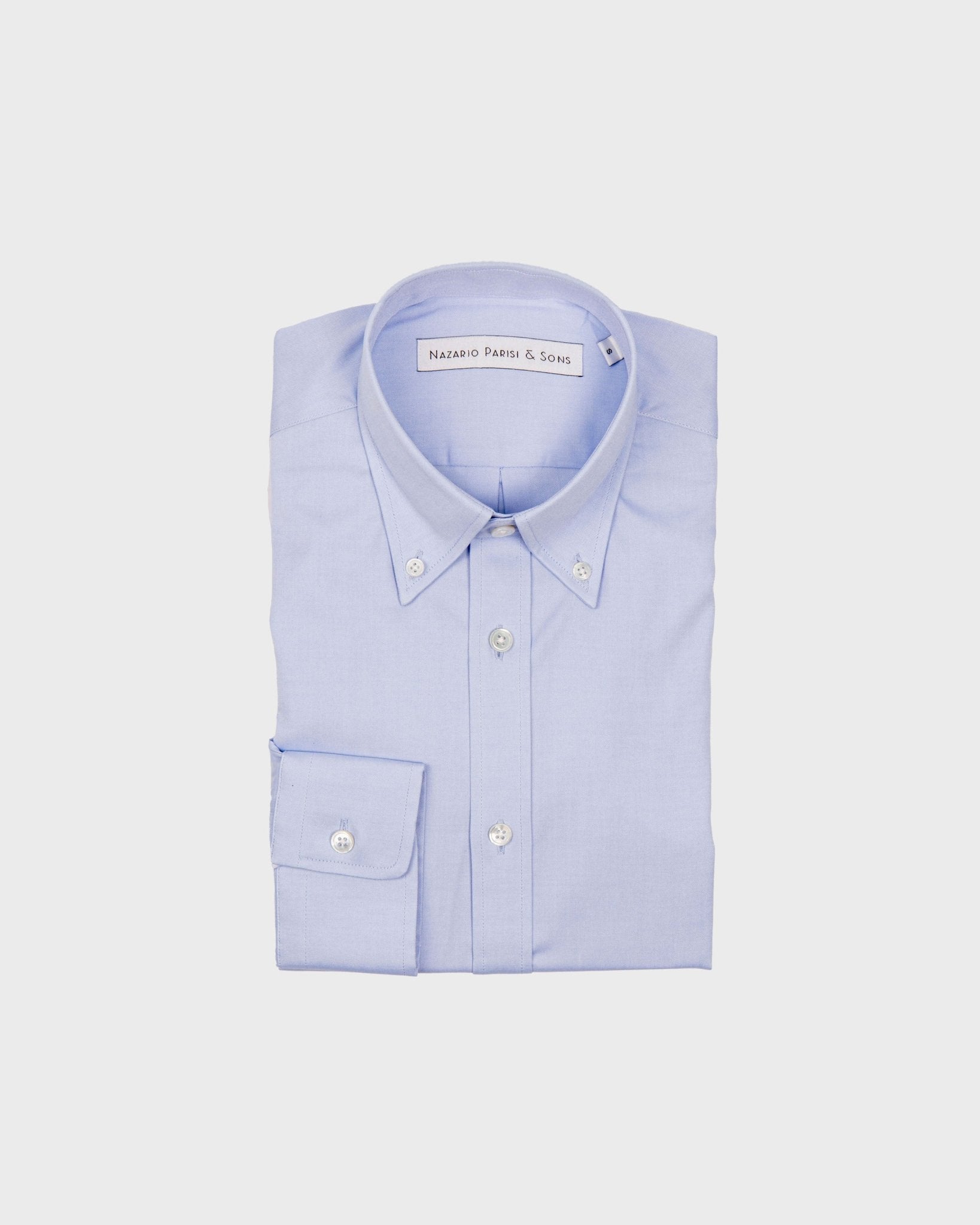 Monaco Light Blue Button Down Shirt - Nazario Parisi & Sons