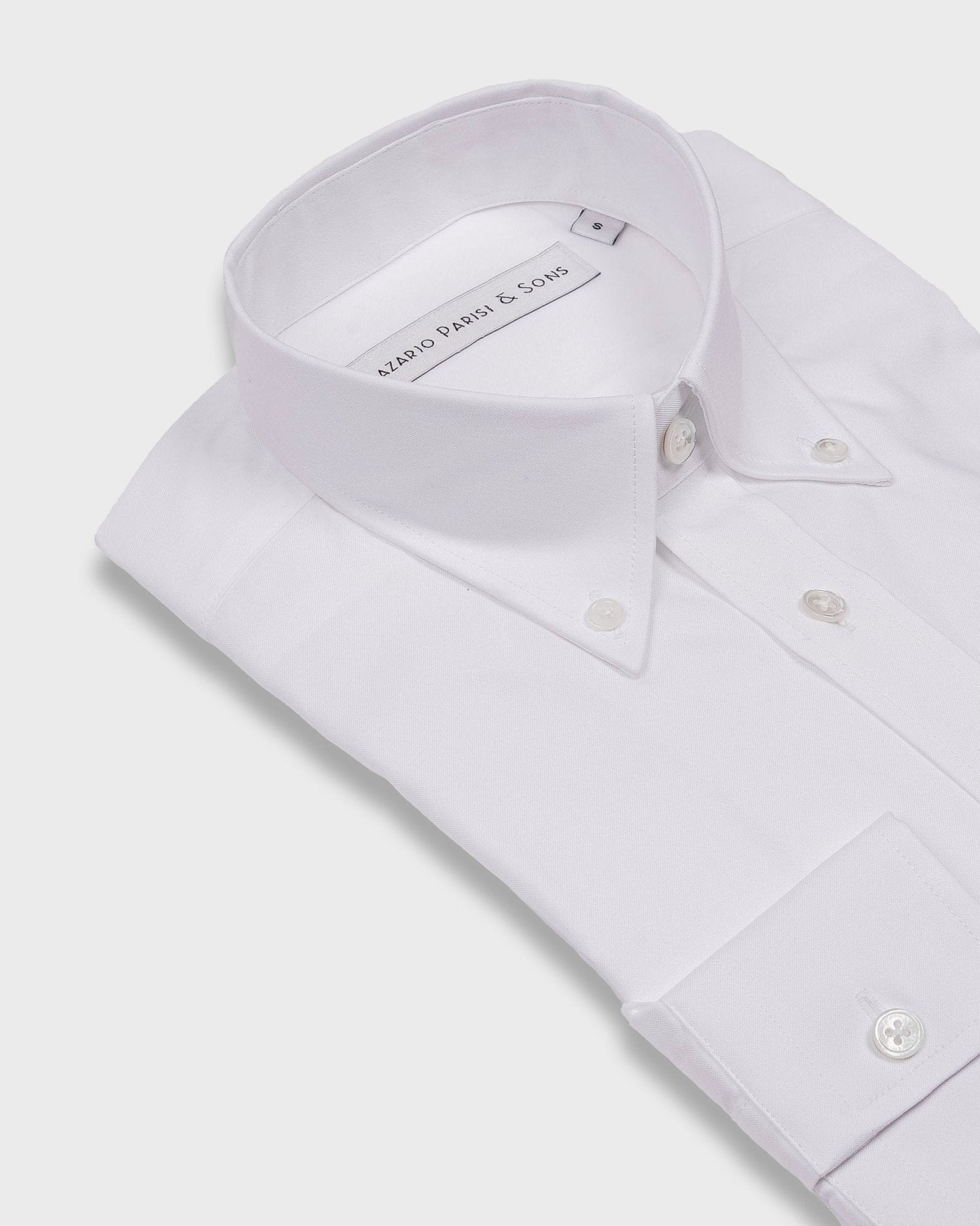 Monaco White Button Down Shirt - Nazario Parisi & Sons