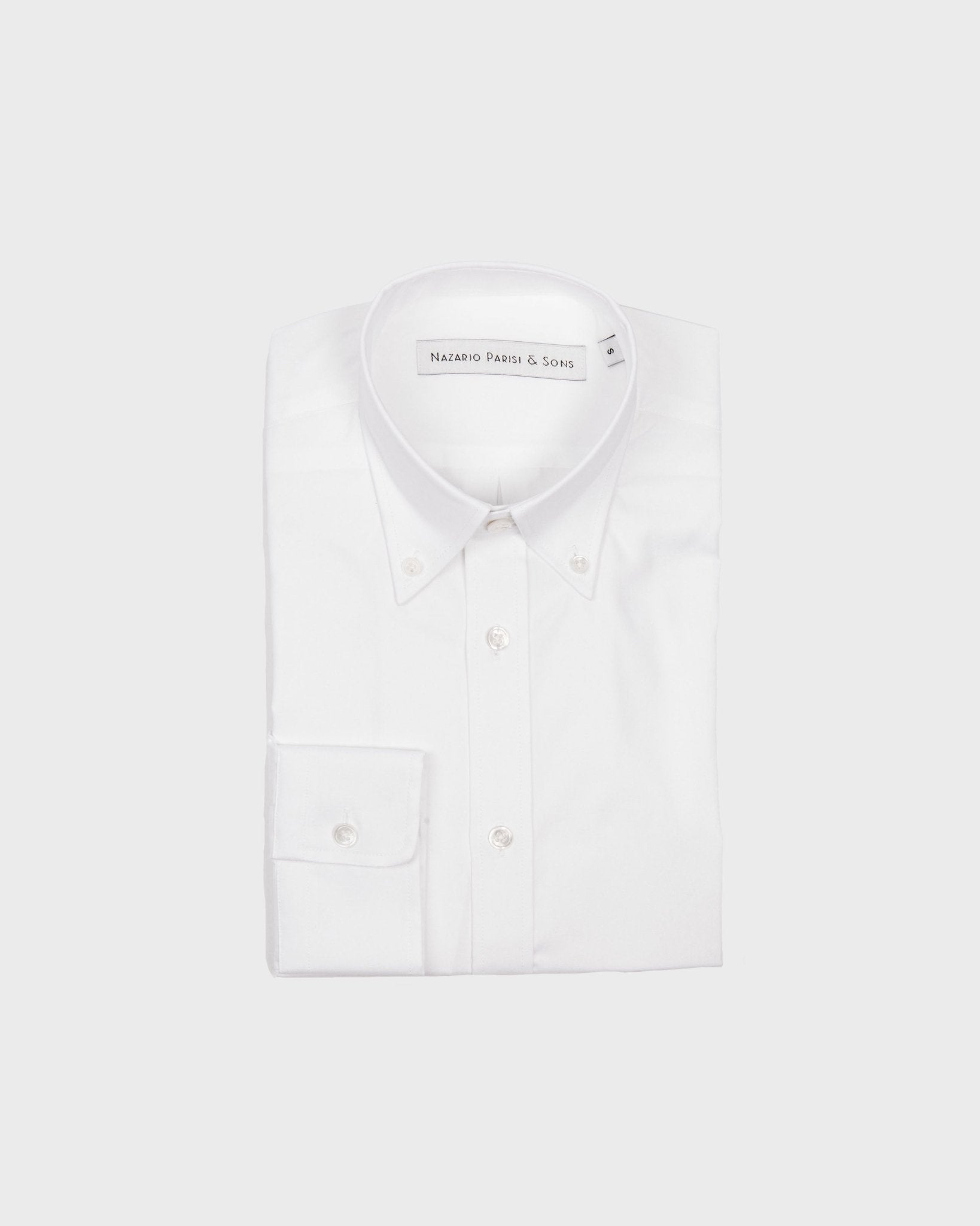 Monaco White Button Down Shirt - Nazario Parisi & Sons