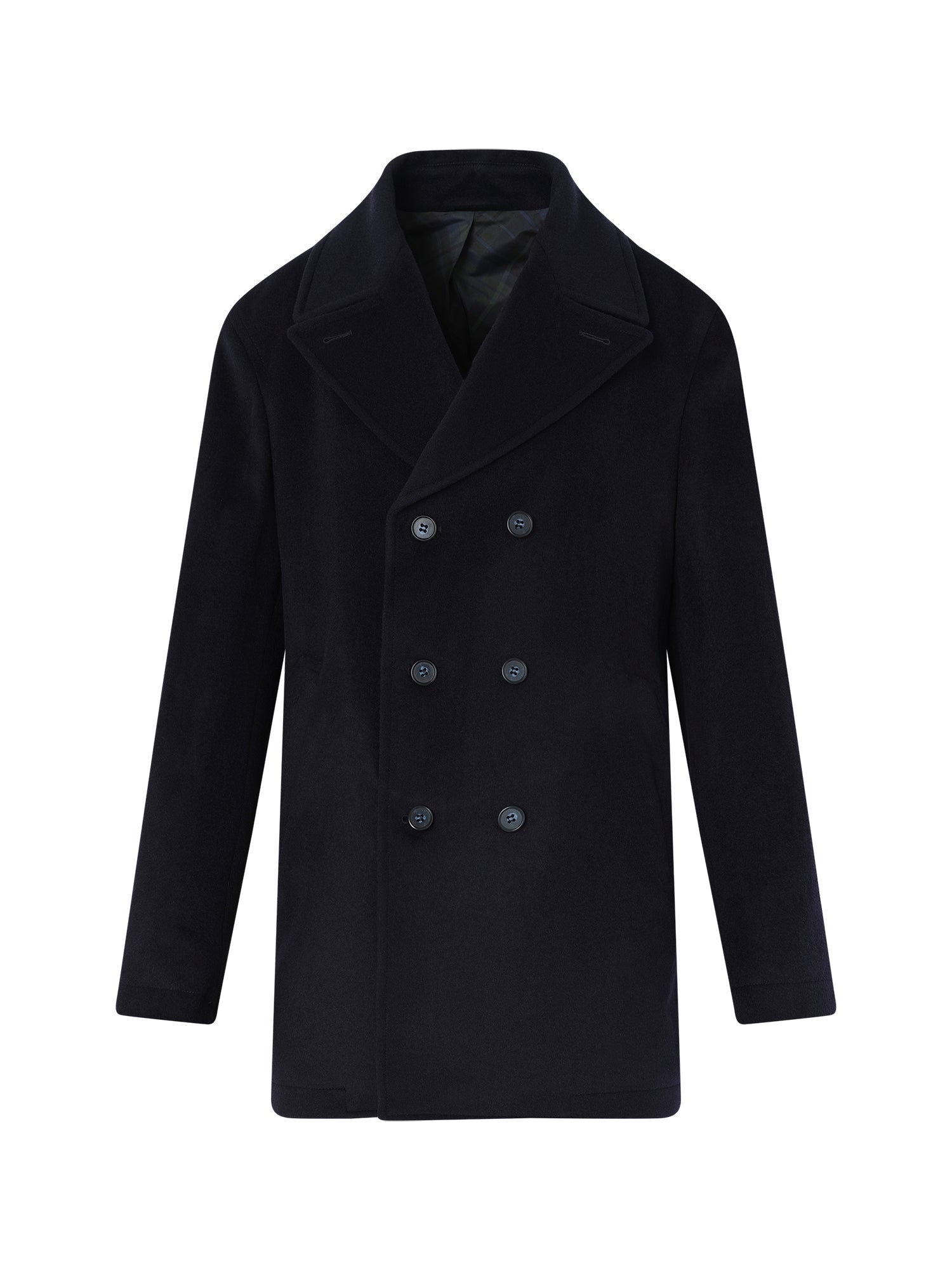 Navy Pea Coat - Nazario Parisi & Sons