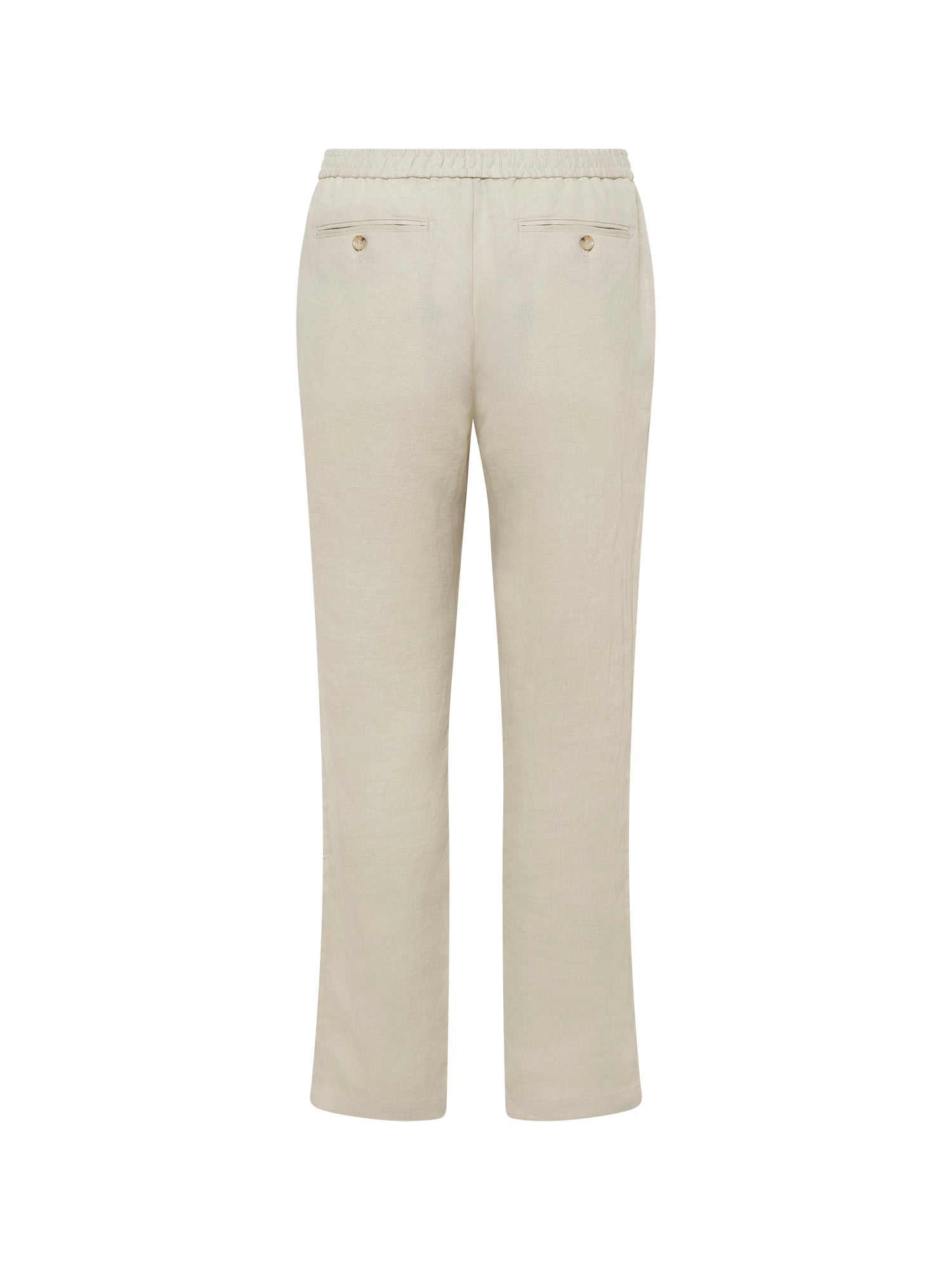 Oatmeal Linen Jogger Pant - Nazario Parisi & Sons