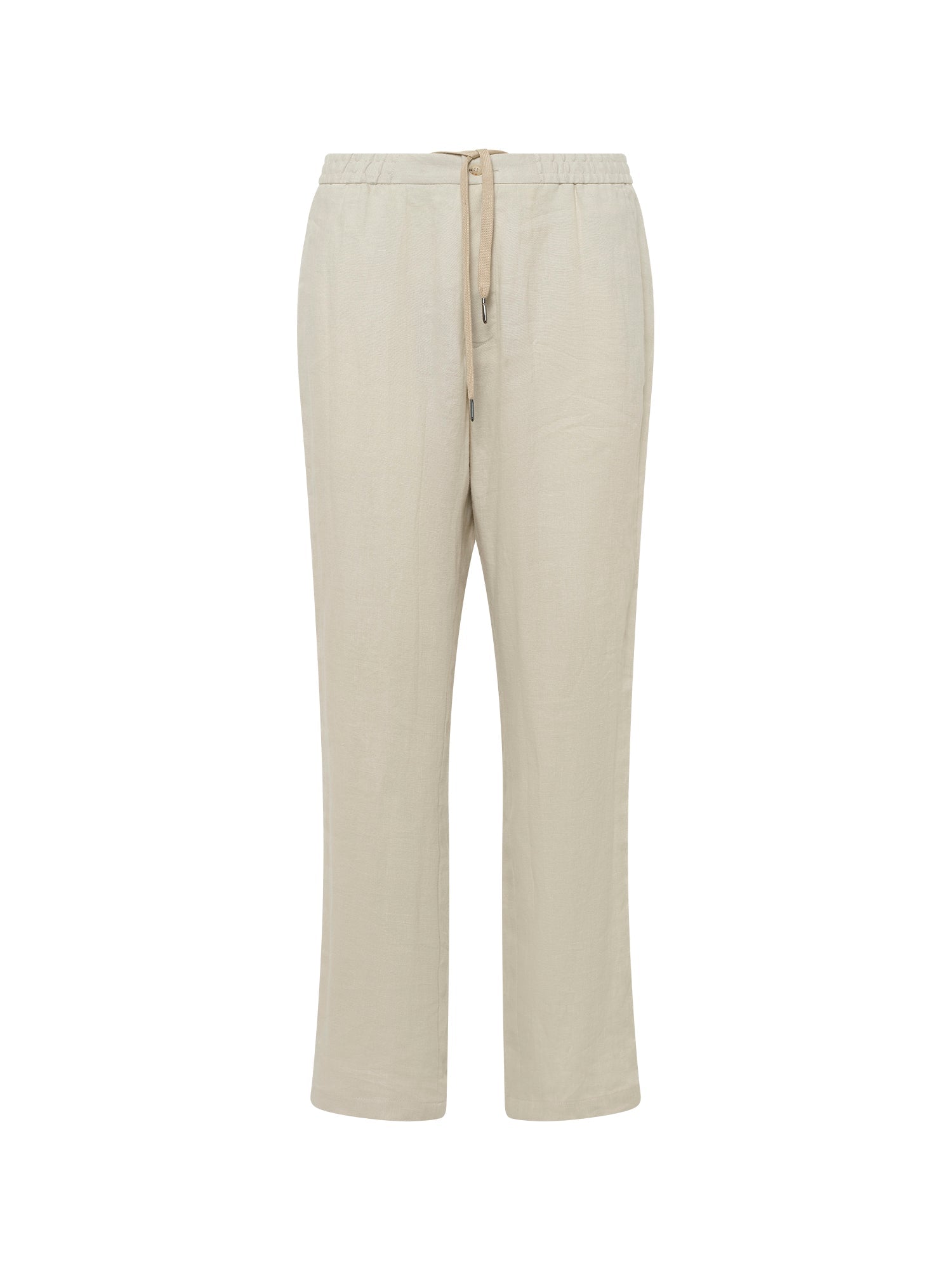Oatmeal Linen Jogger Pant - Nazario Parisi & Sons