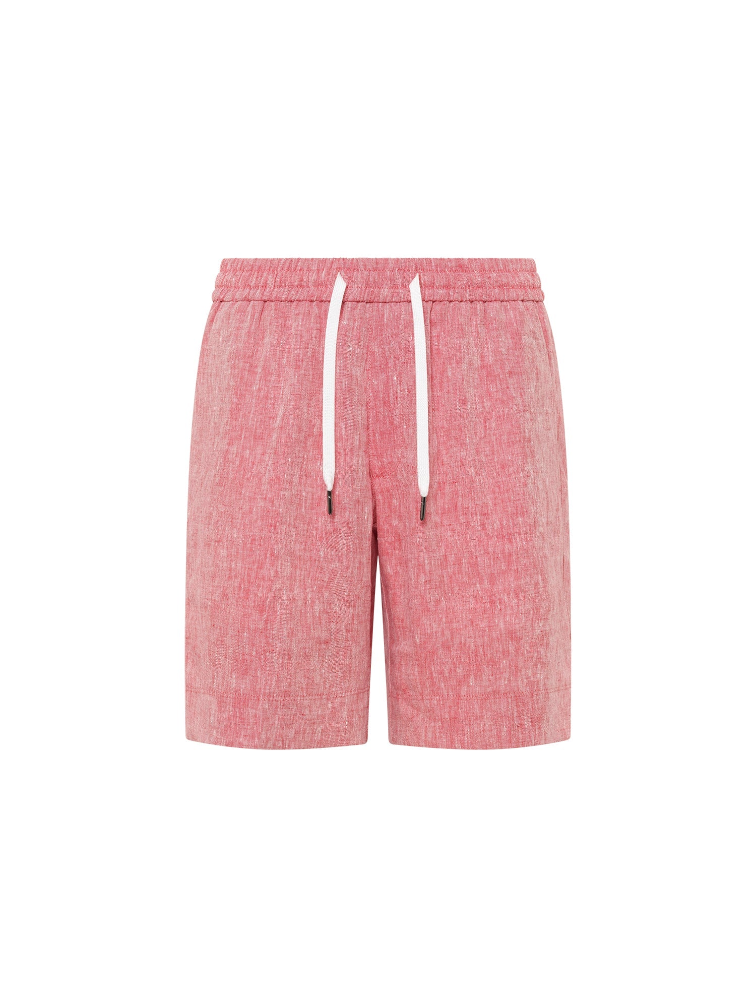Red Wave Linen Jogger Short