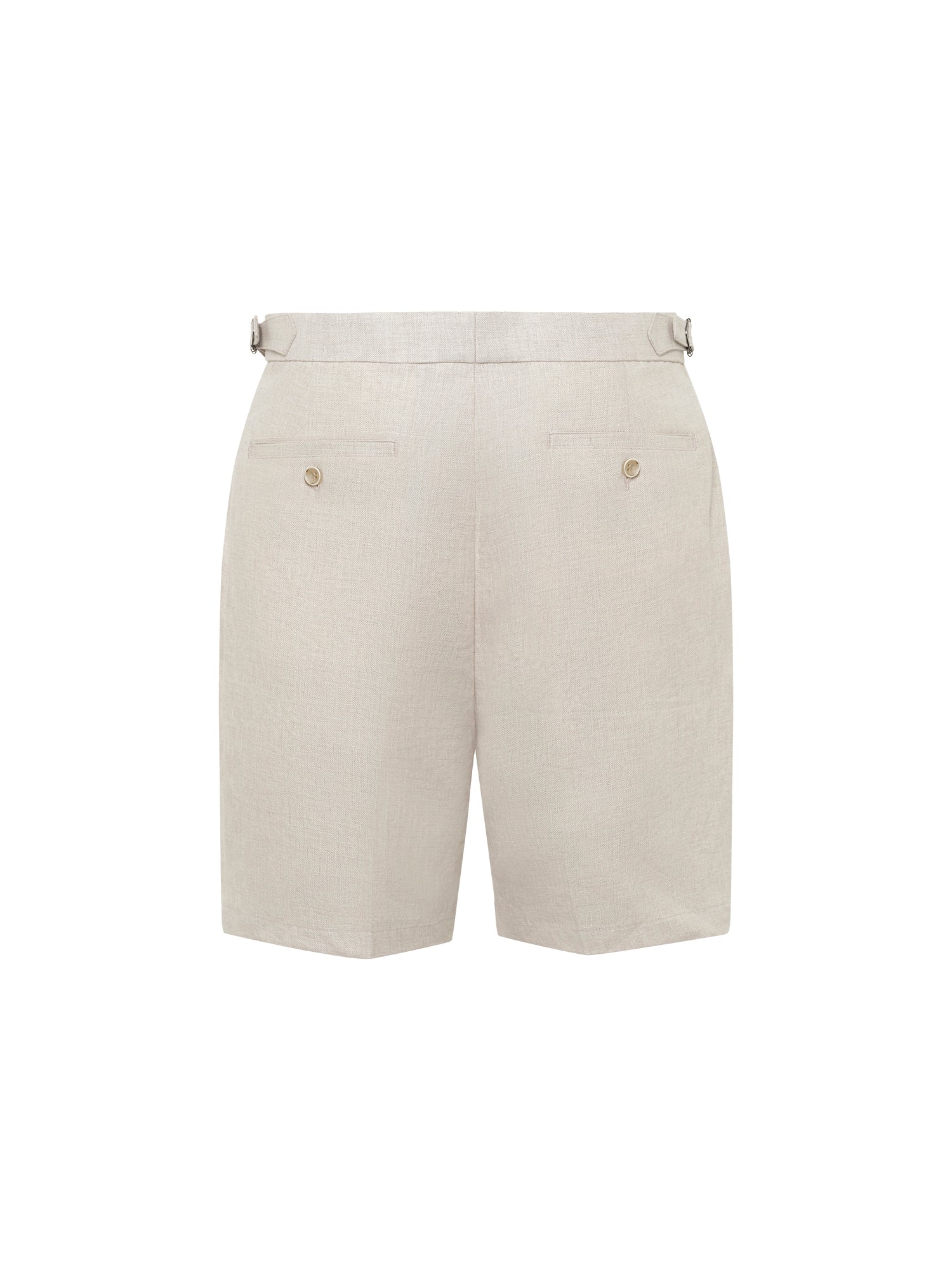 Stone Linen Sidetab Short - Nazario Parisi & Sons