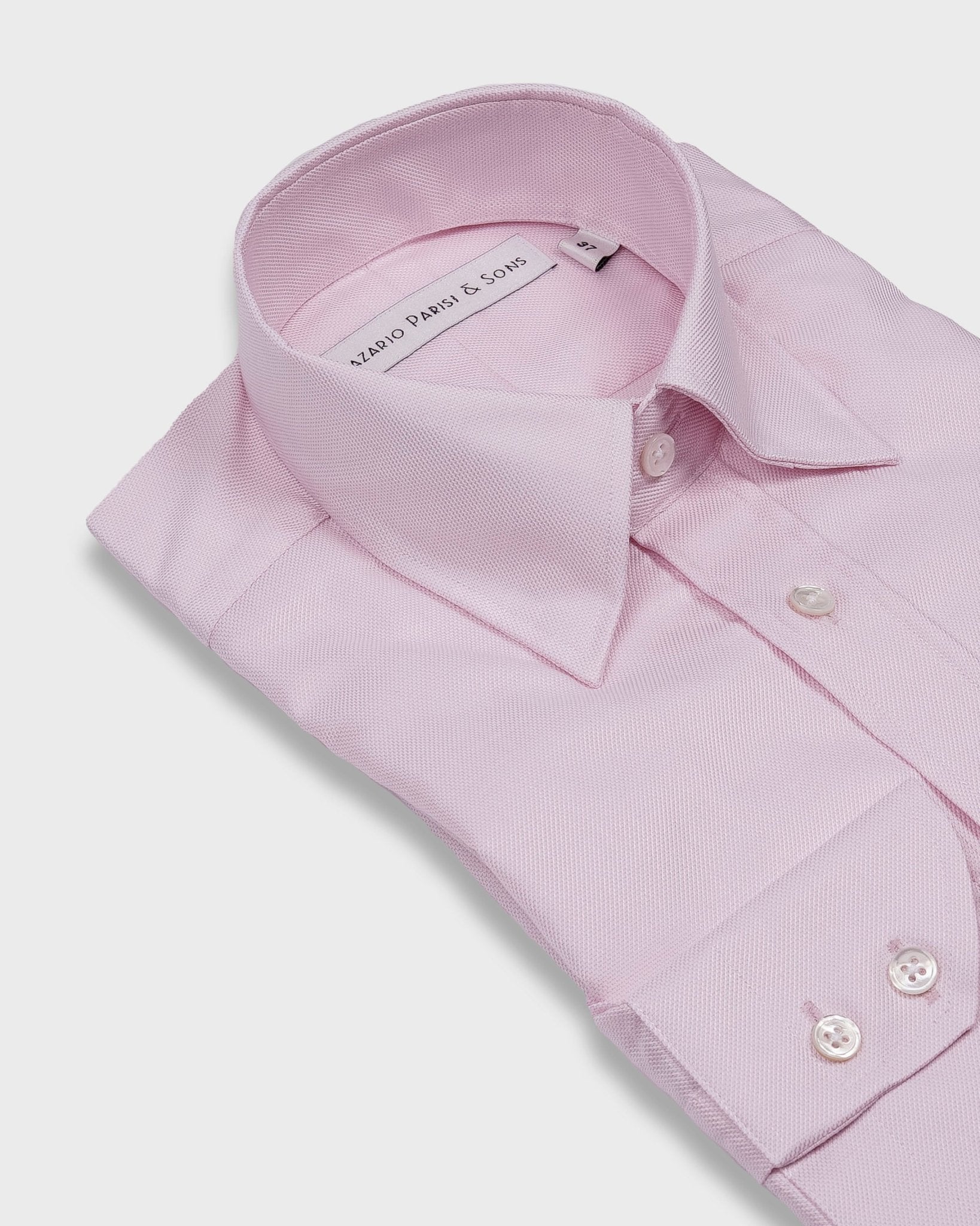 Tokyo Pink Hidden Button Shirt - Nazario Parisi & Sons