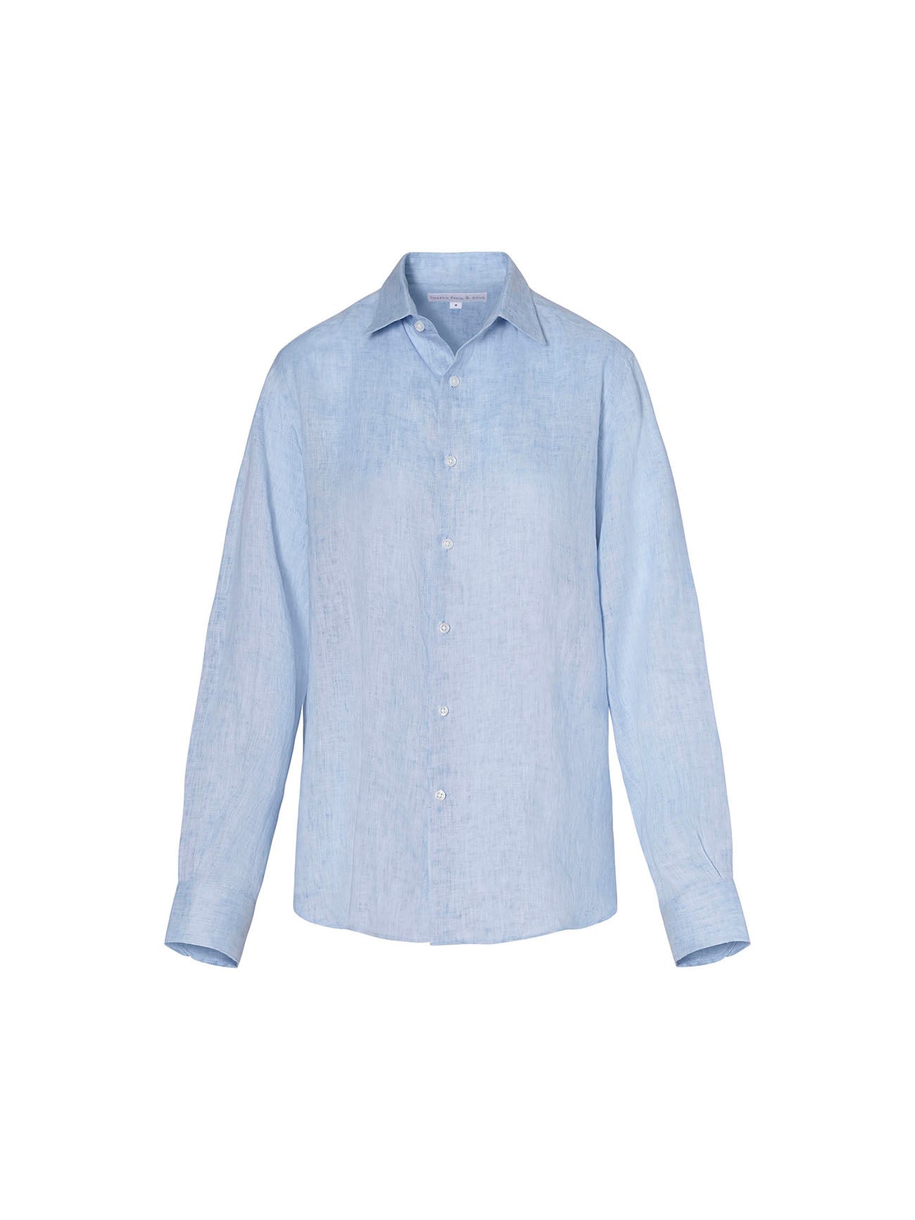 Sorrento Pale Blue Linen Shirt