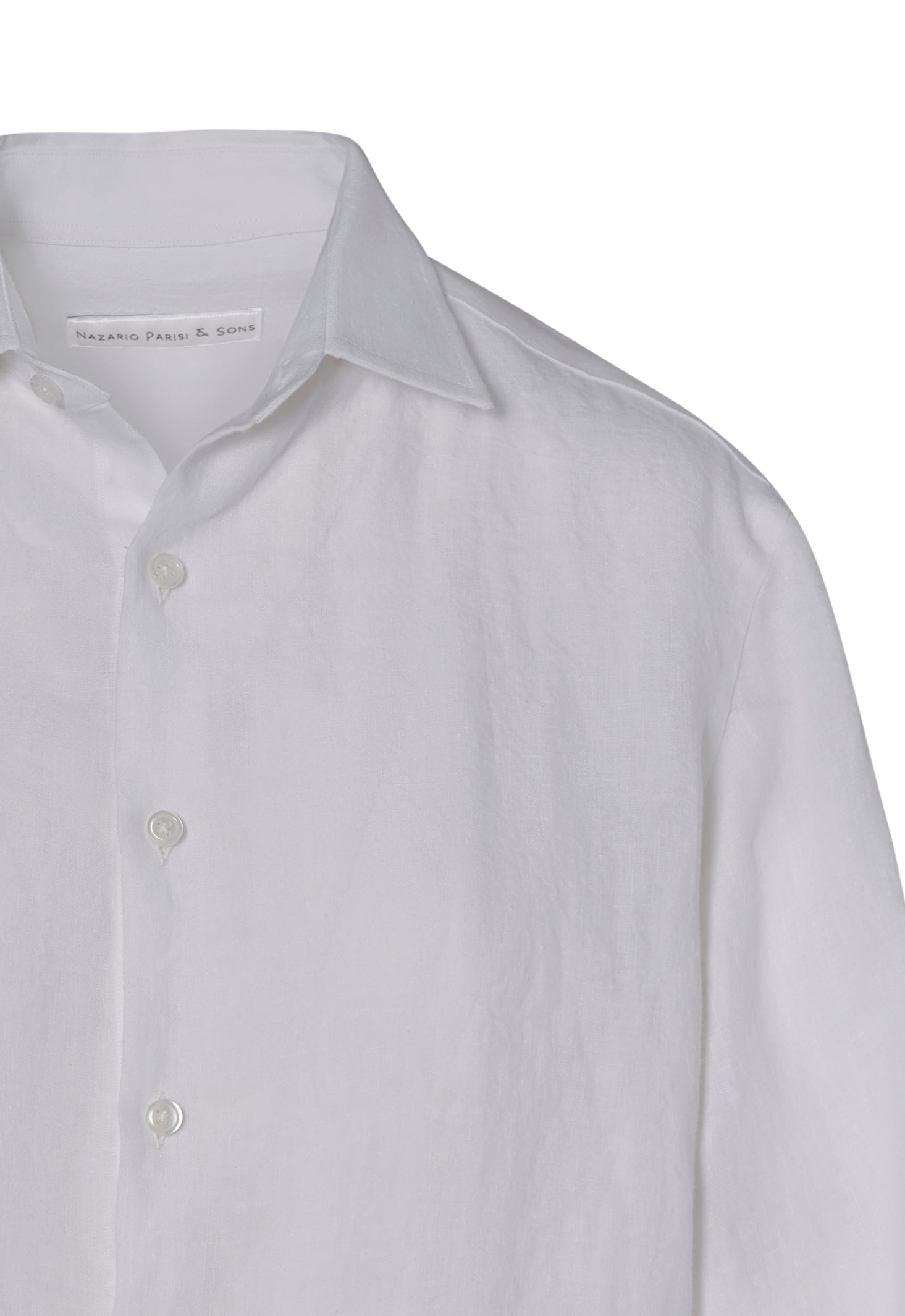 Sorrento White Linen Shirt