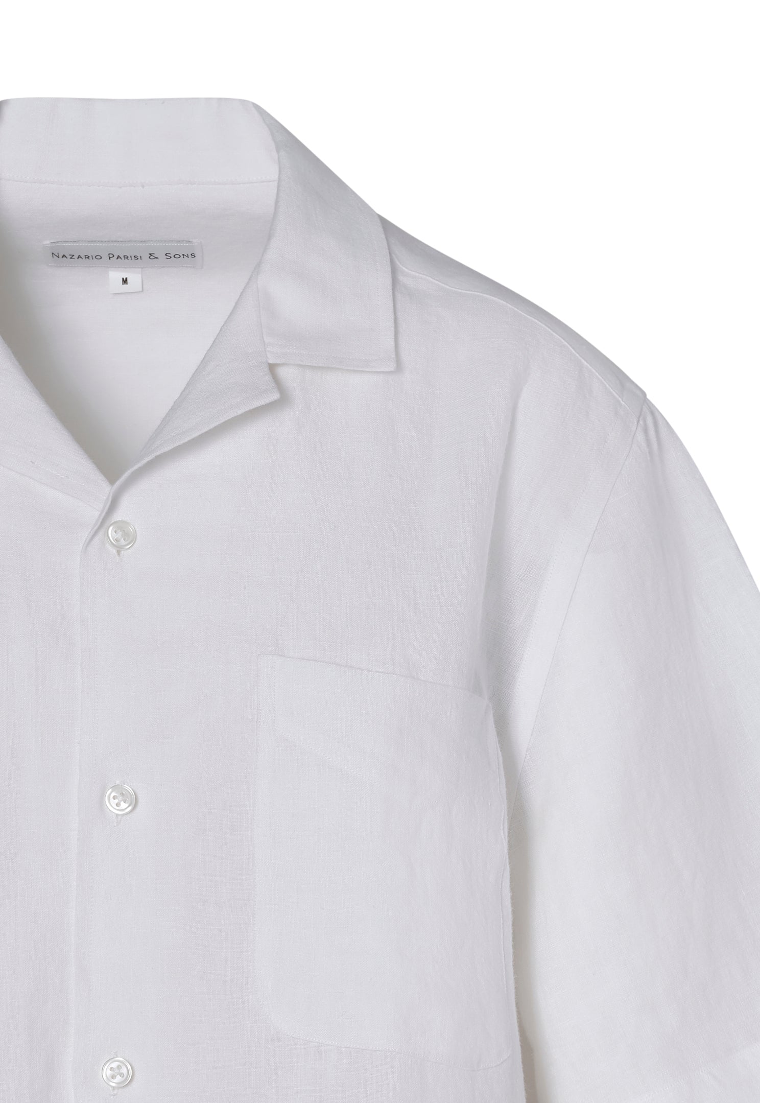 Formentera White Short Sleeve Shirt