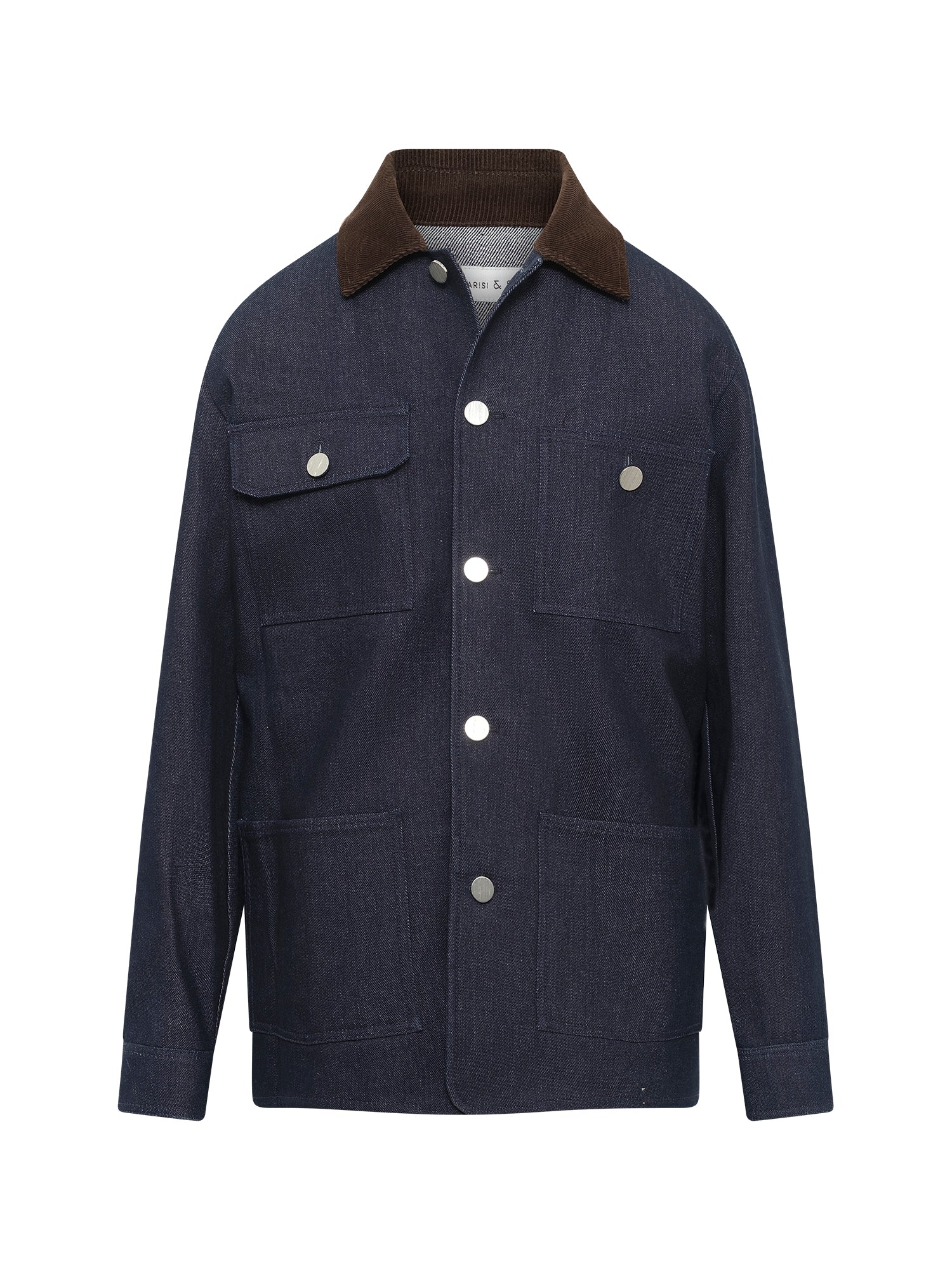Denim Contrast Collar Jacket